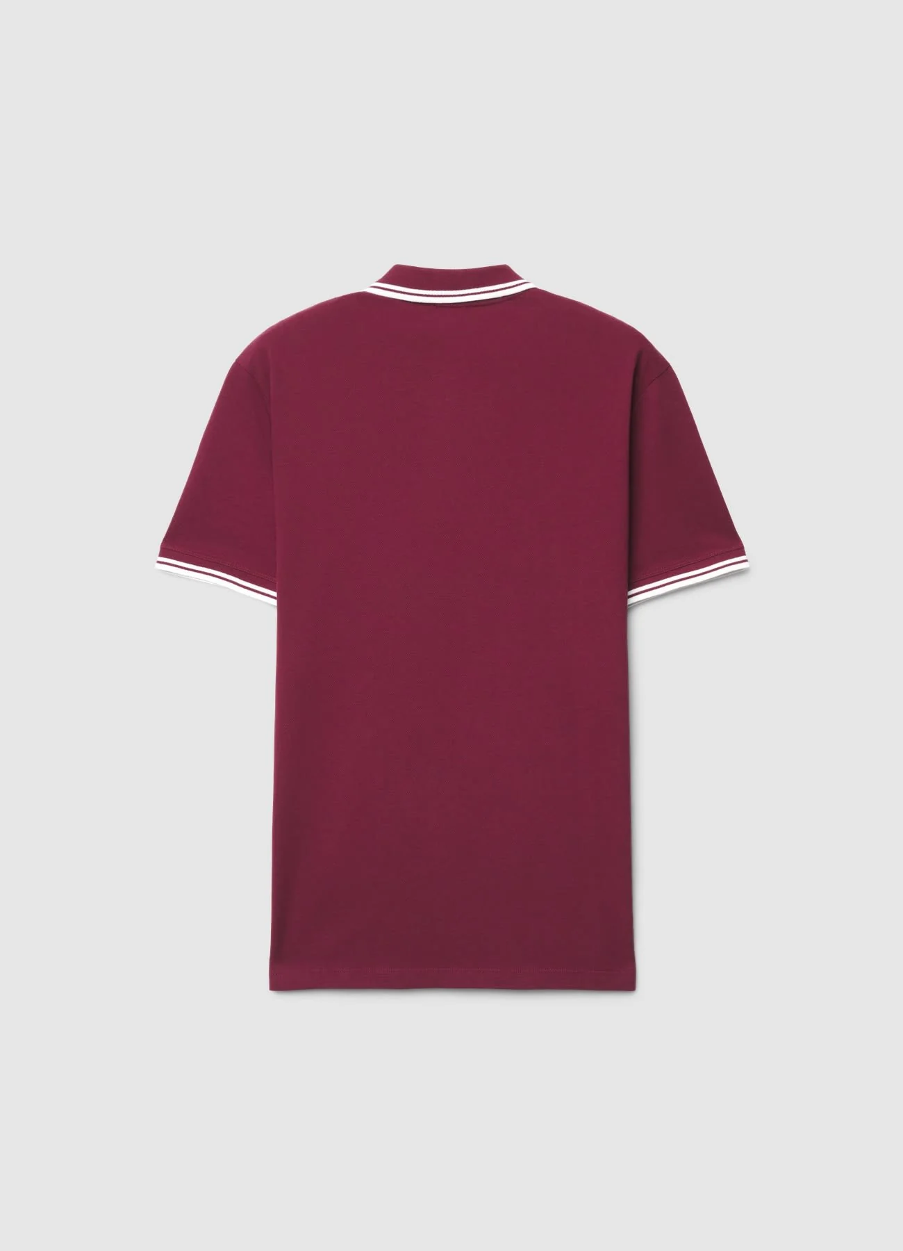T-shirt polo con profili a righe - Image 4