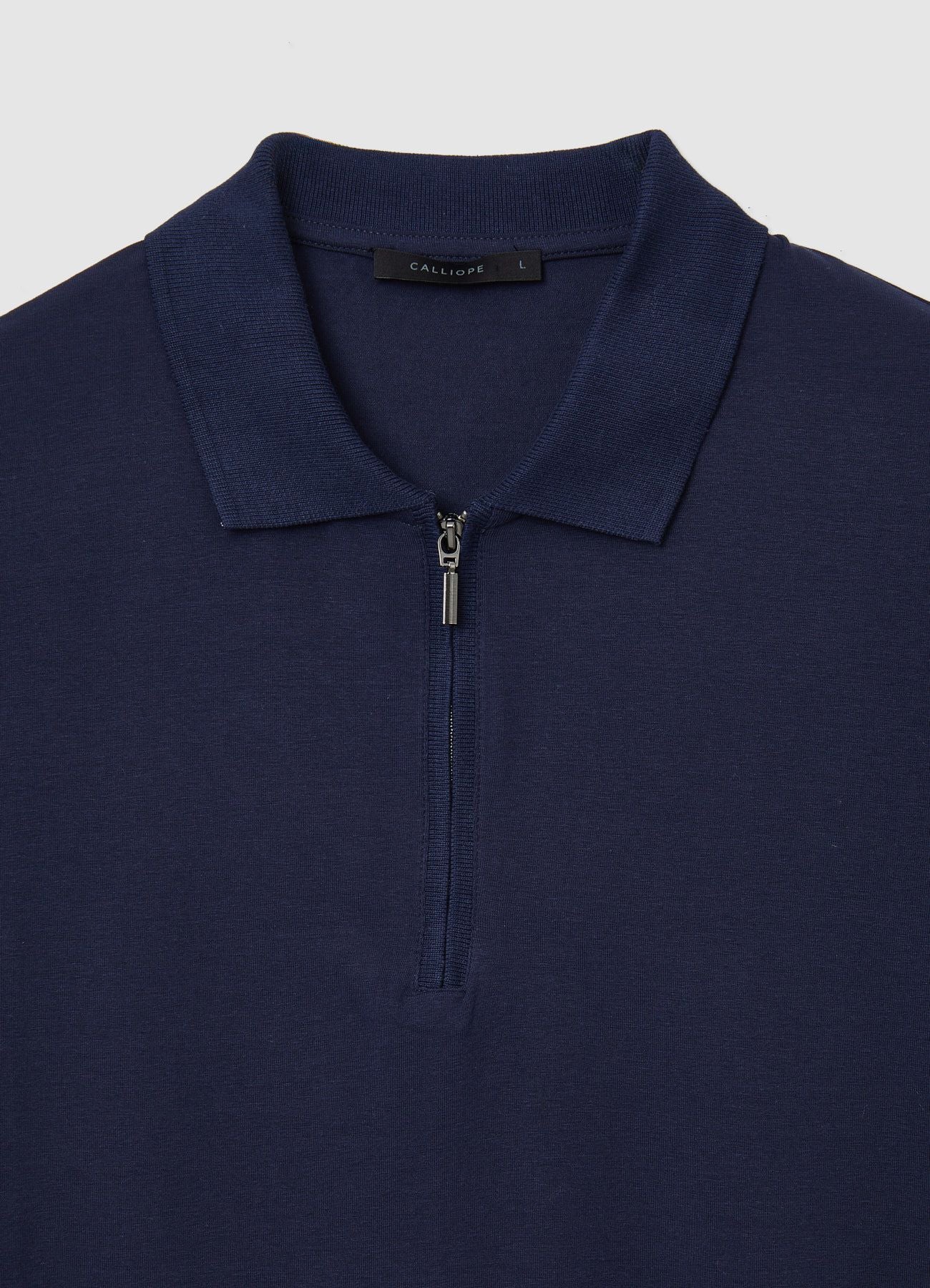 T-shirt polo half zip - Image 7