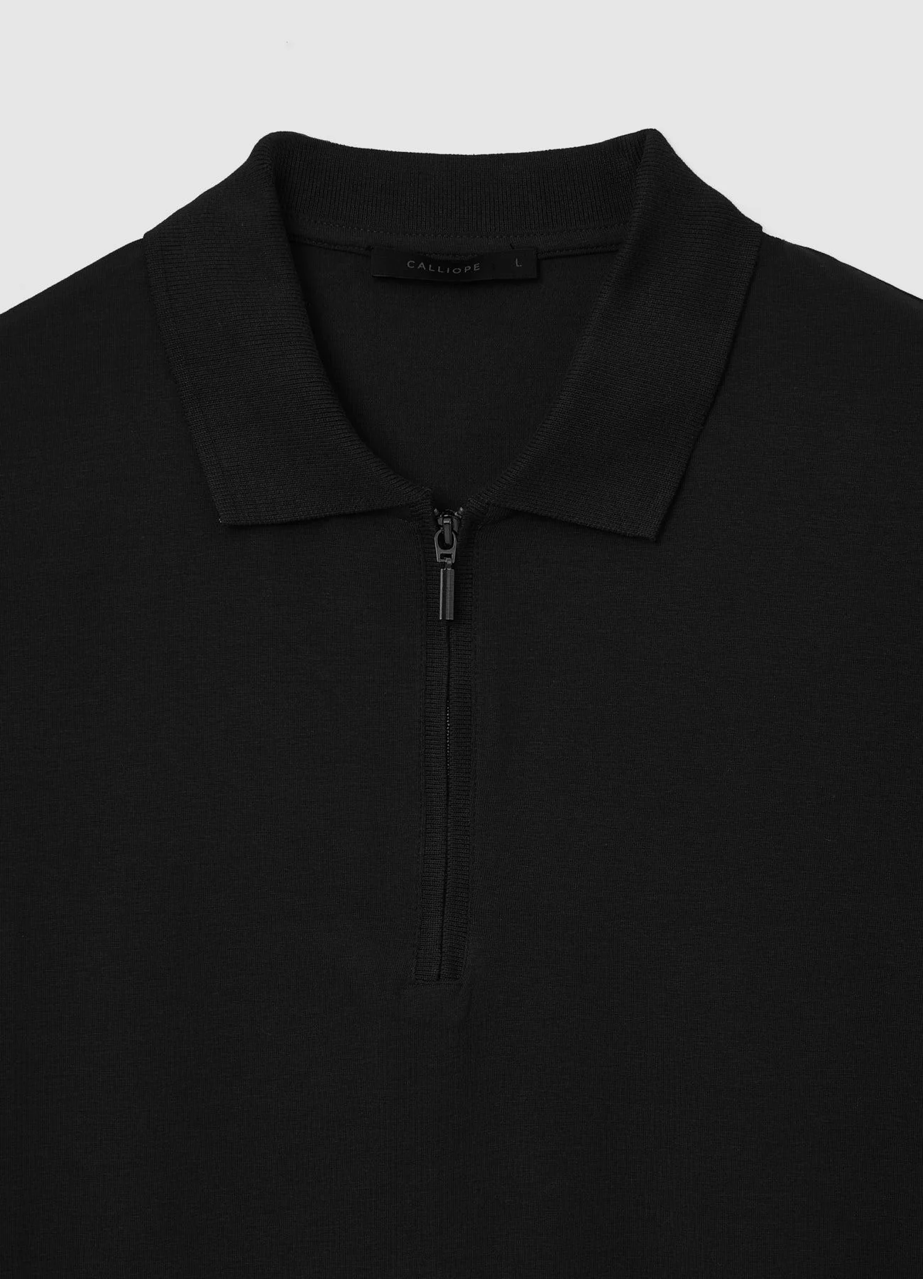 T-shirt polo half zip - Image 7
