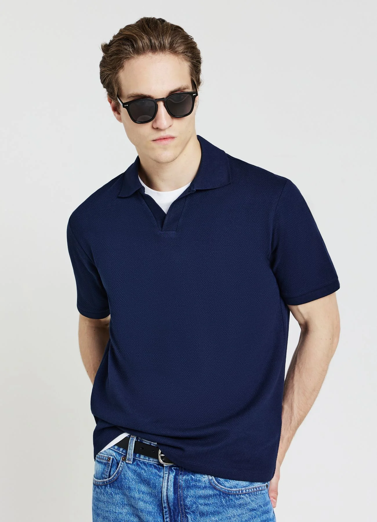 T-shirt polo in cotone - Image 2