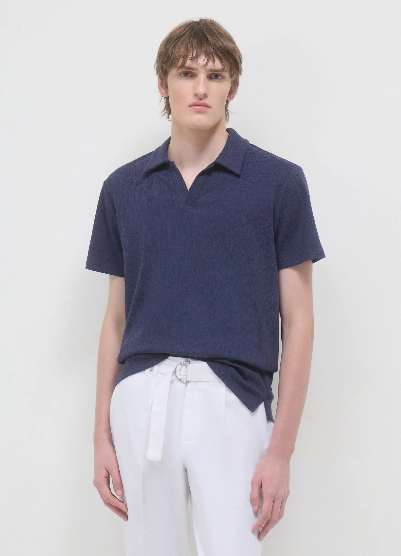 T-shirt polo misto cotone - Image 3
