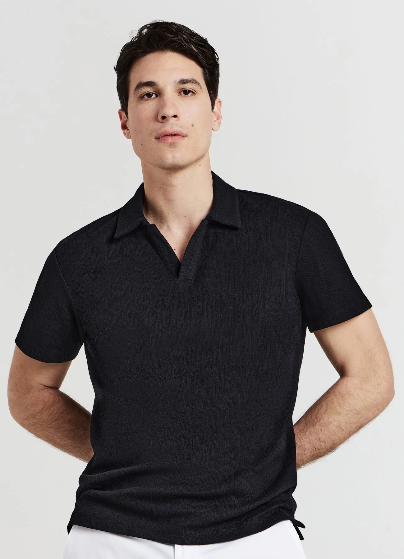 T-shirt polo misto cotone - Image 3
