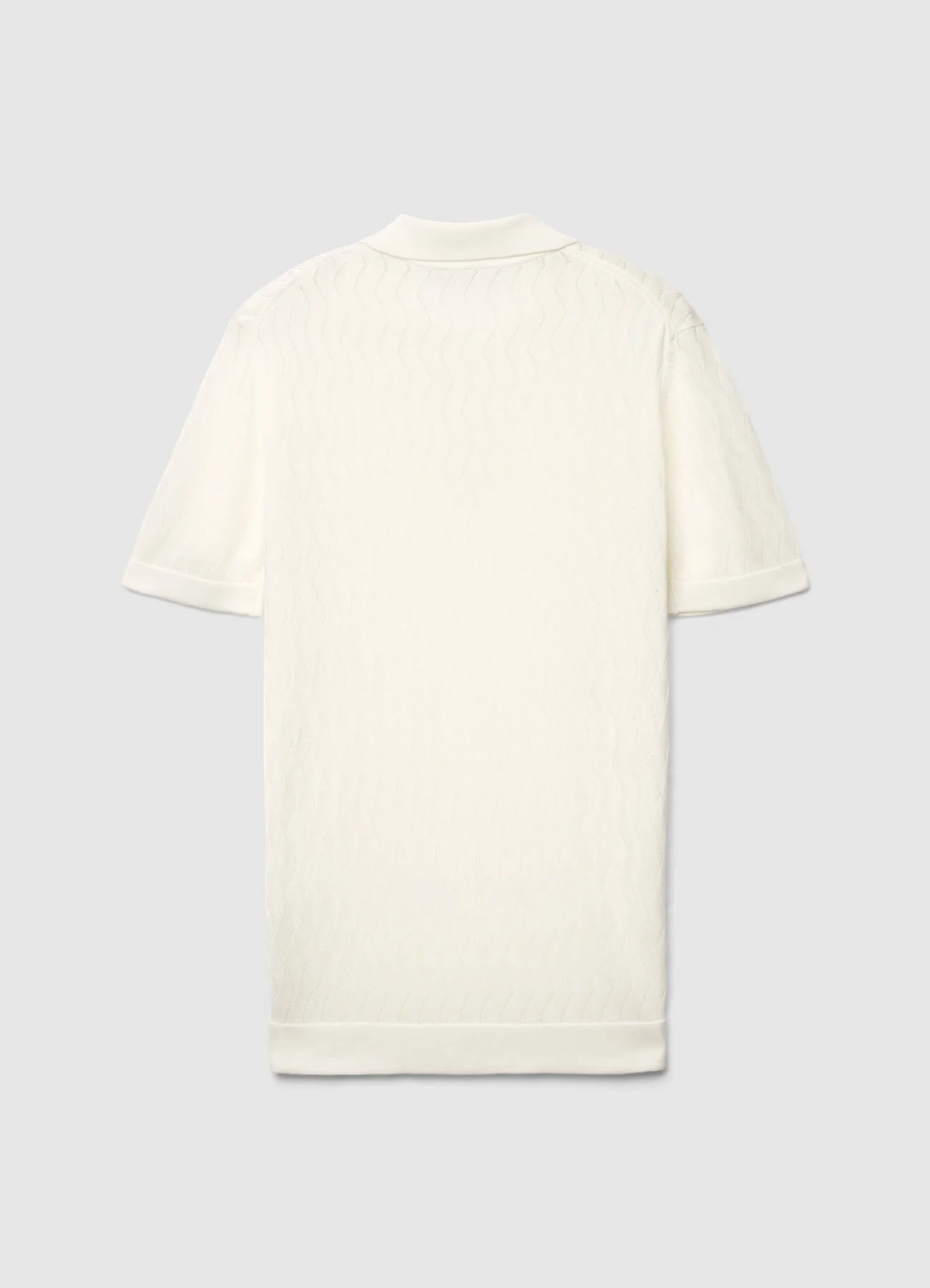 T-shirt polo tessuto lavorato - Image 6