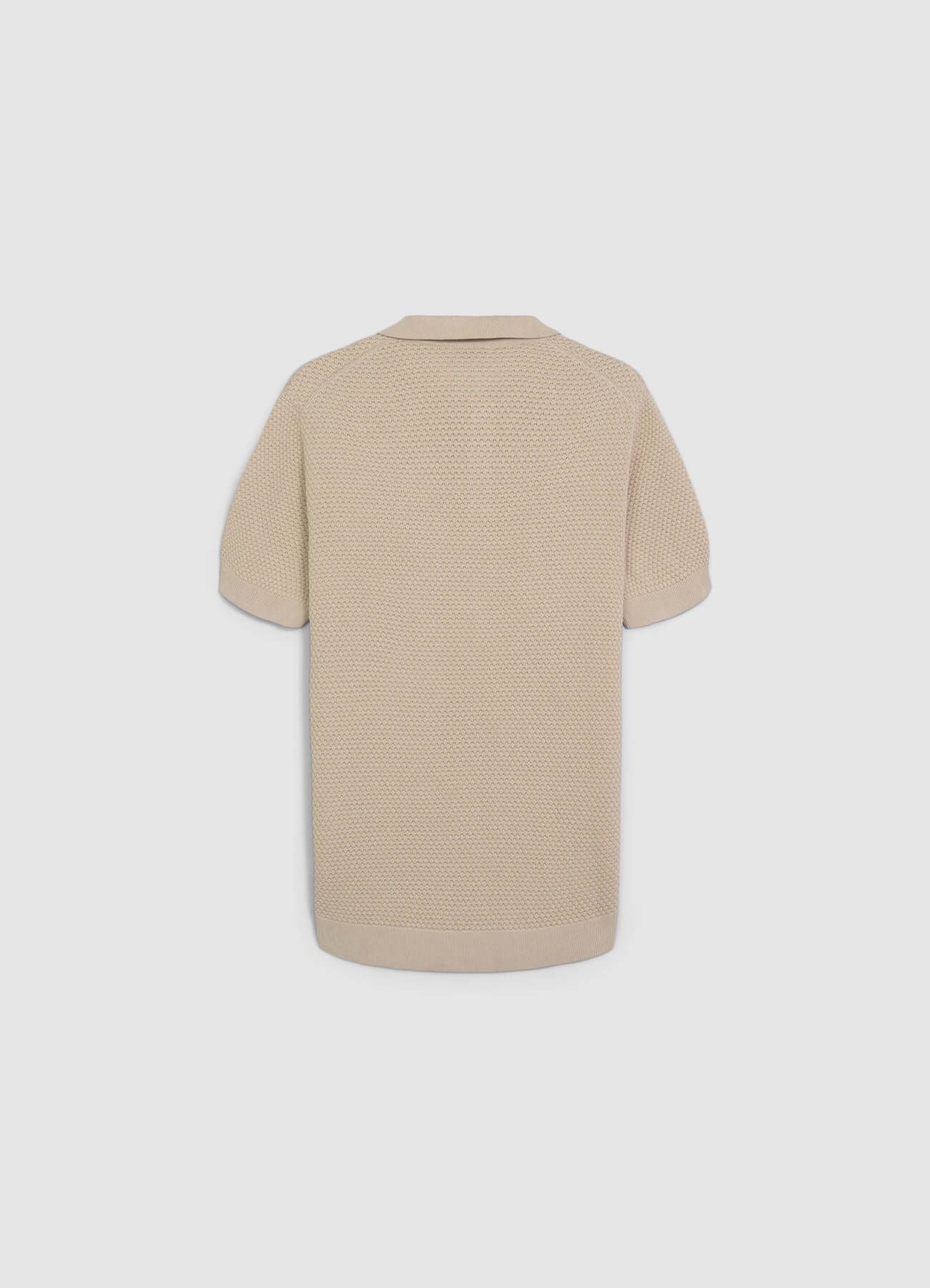T-shirt polo tessuto operato - Image 4