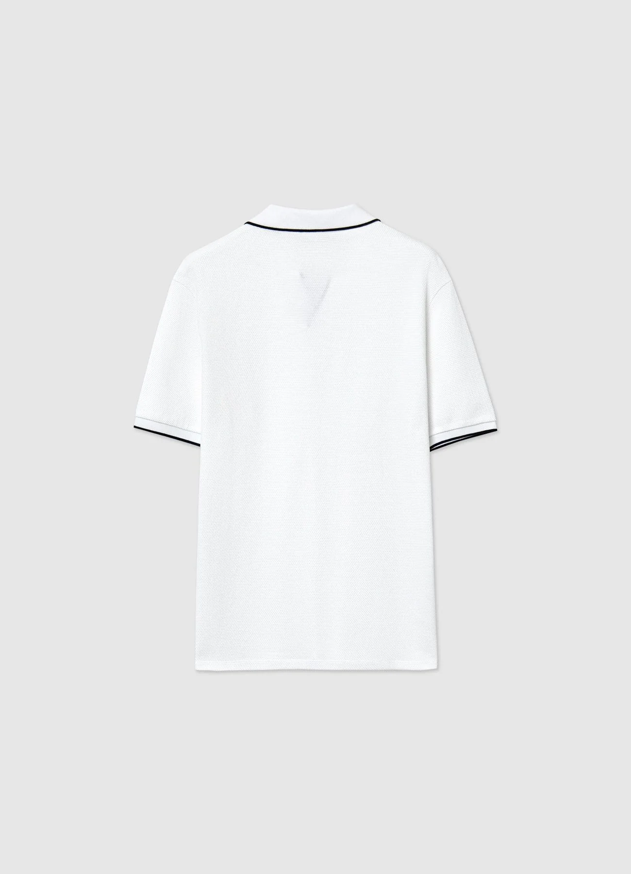 T-shirt polo tessuto operato - Image 5