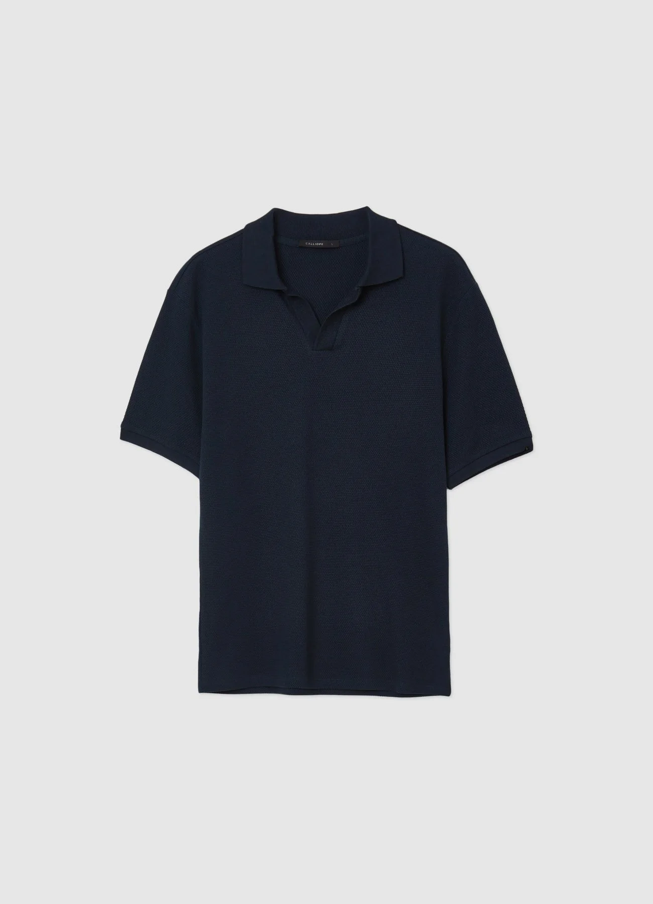 T-shirt polo tessuto operato - Image 5