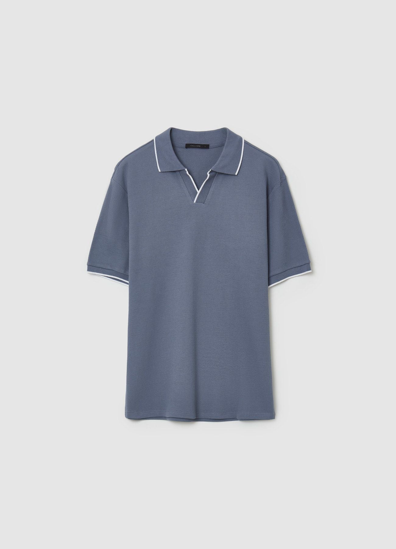 T-shirt polo tessuto operato - Image 4