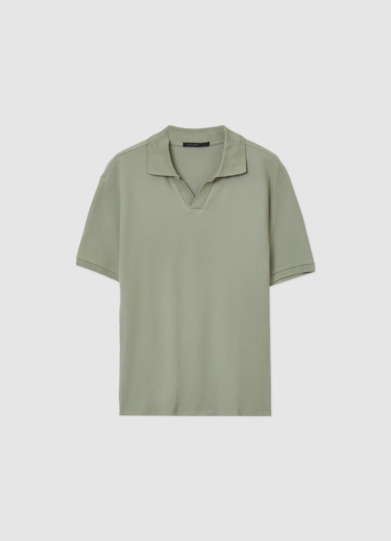 T-shirt polo tessuto operato - Image 4