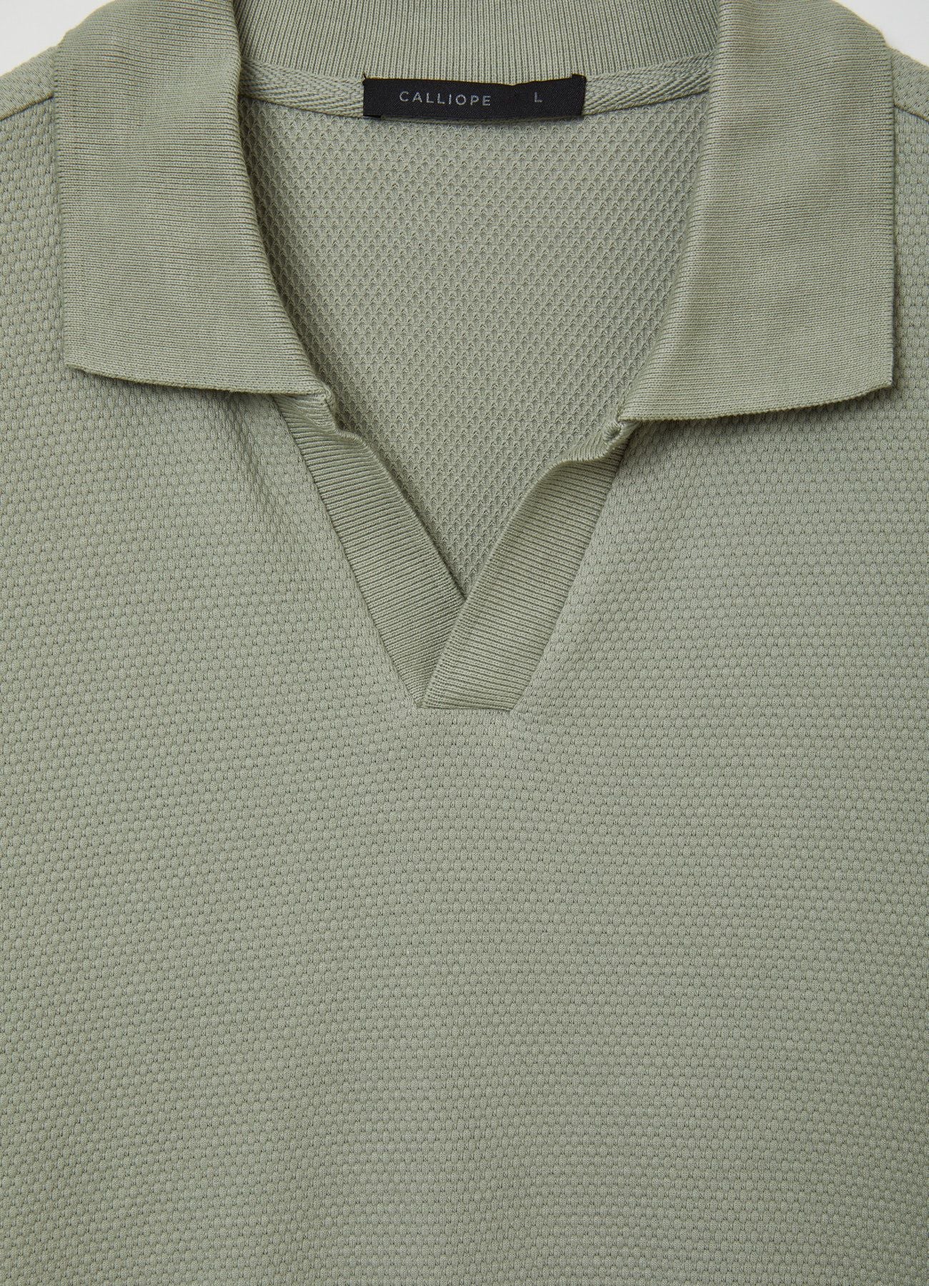 T-shirt polo tessuto operato - Image 6