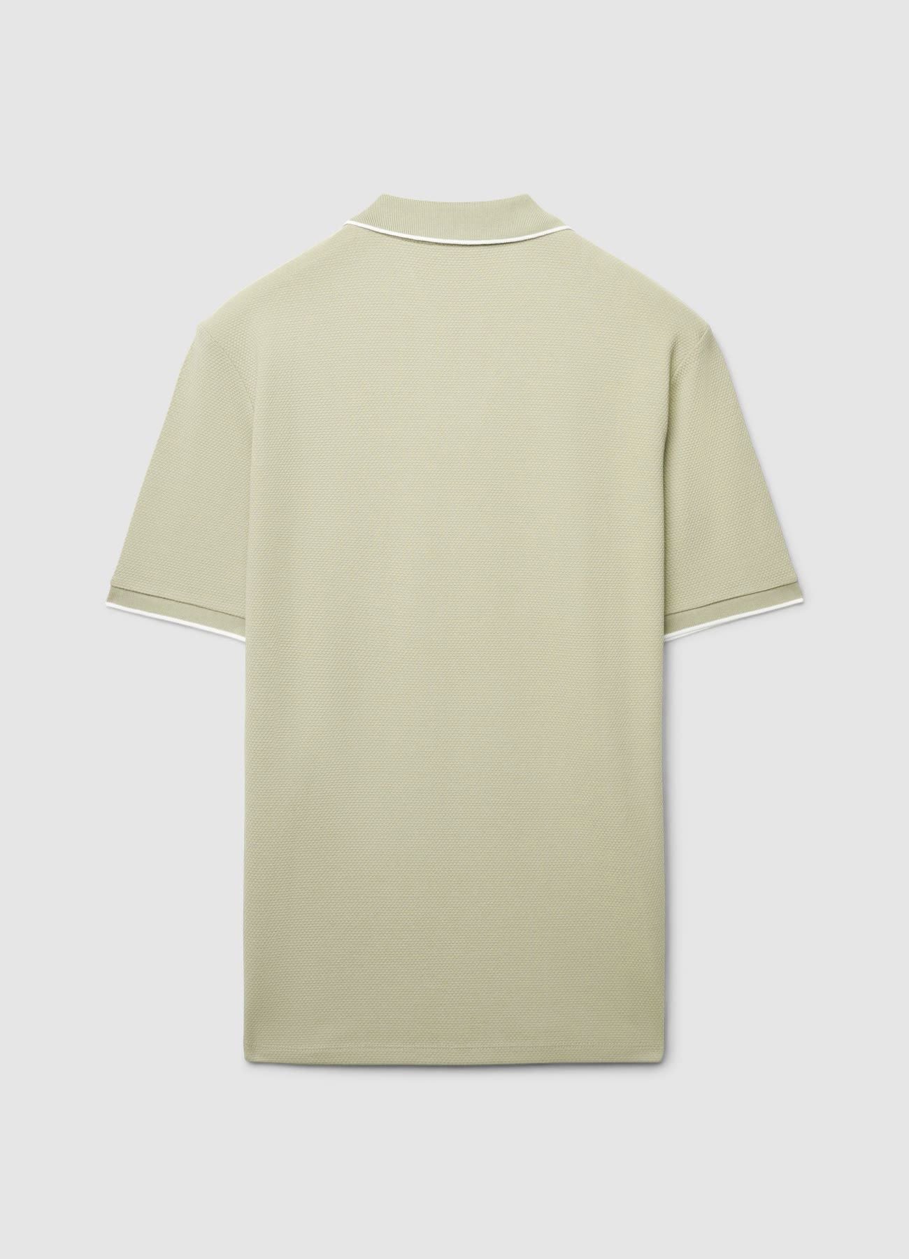 T-shirt polo tessuto operato - Image 4