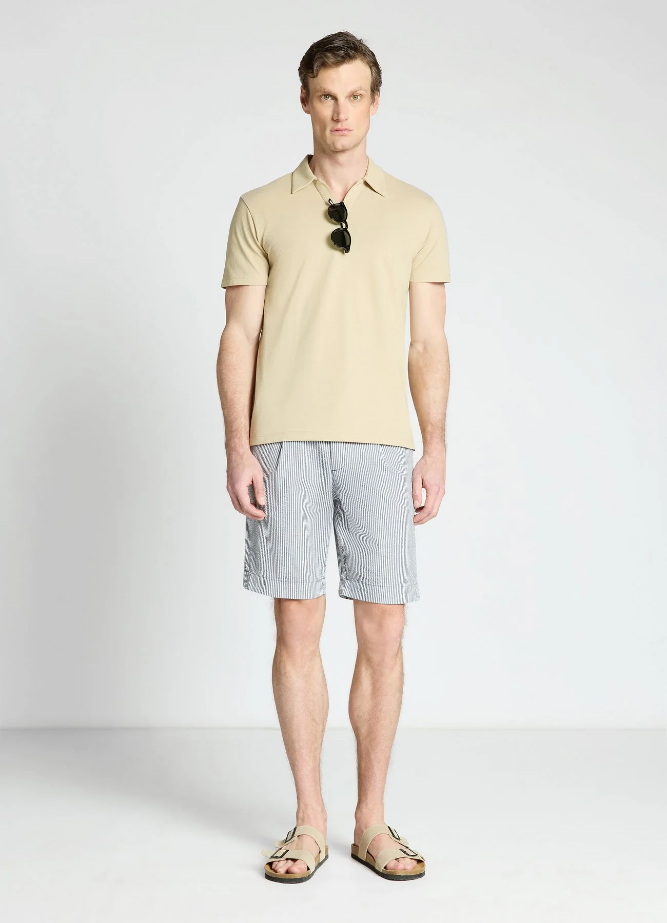 T-shirt polo tinta unita