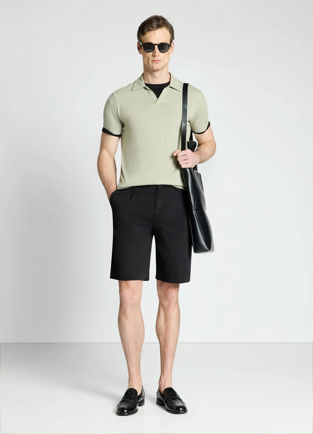 T-shirt polo tinta unita - Image 3