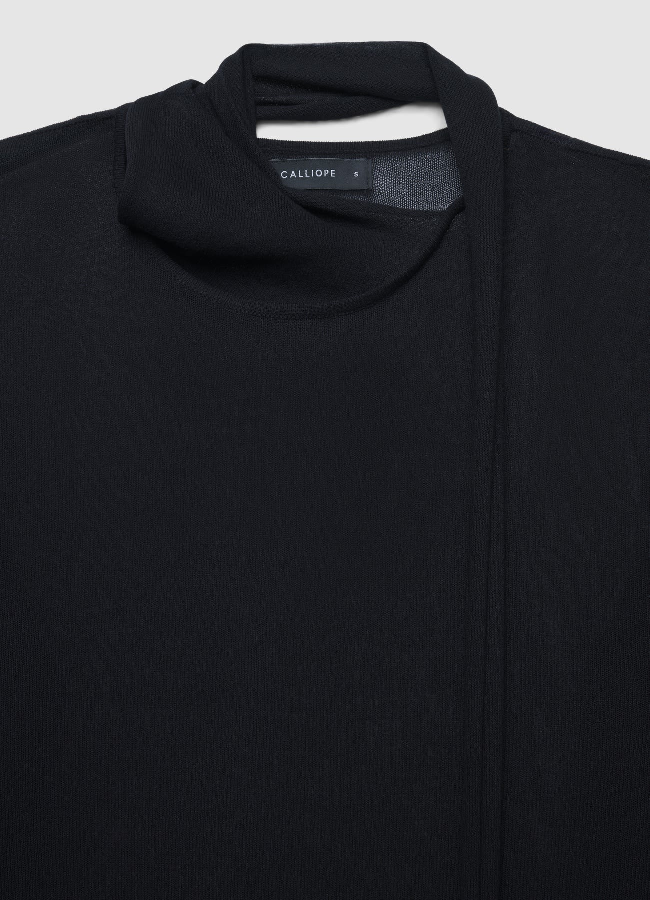 T-shirt sciarpa collo - Image 6