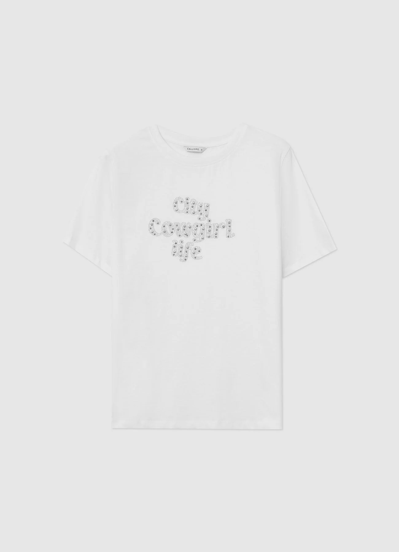 T-shirt scritta strass - Image 5