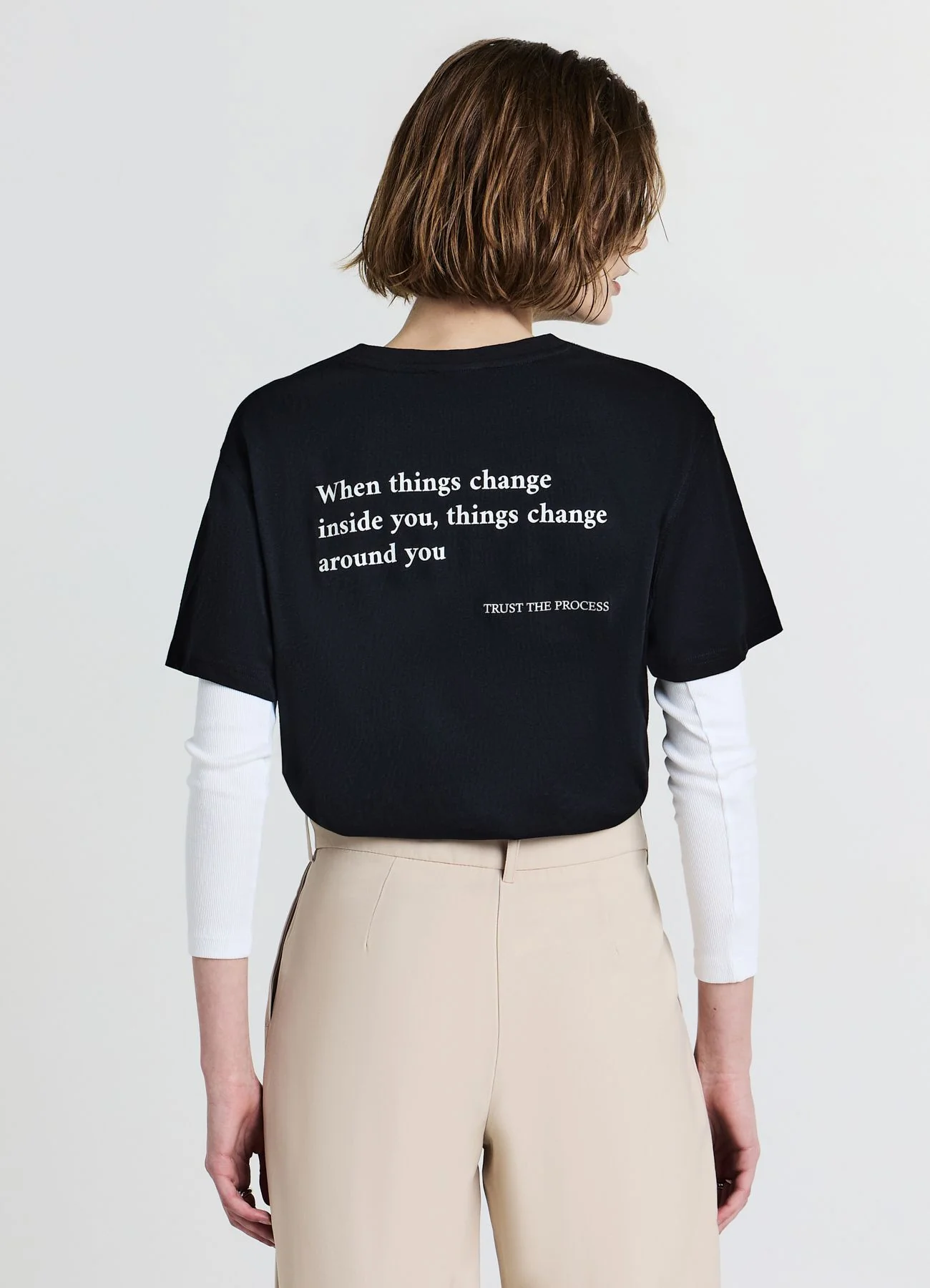 T-shirt scritte fronte/retro - Image 2