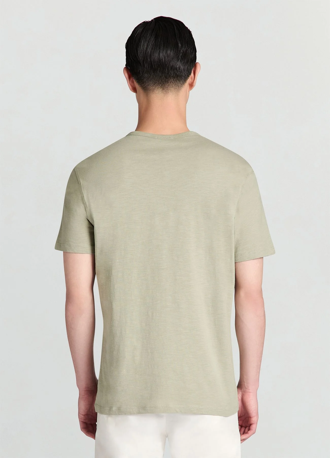T-shirt serafino a tinta unita - Image 2