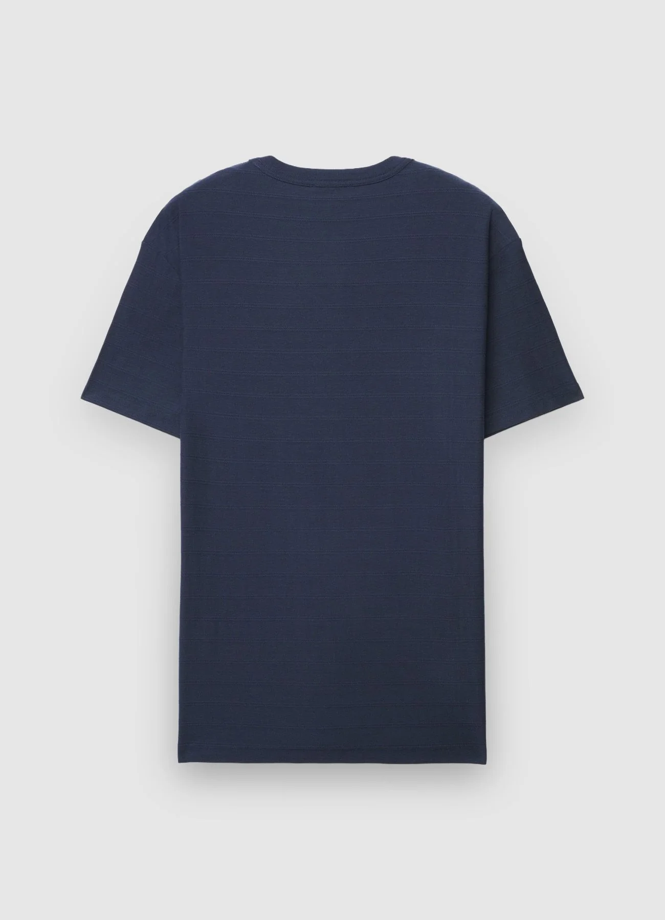 T-shirt serafino con motivo a righe in rilievo - Image 6