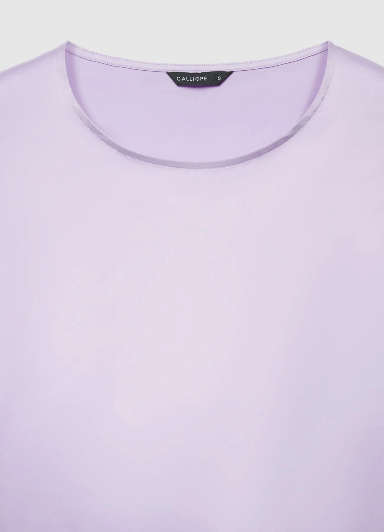 T-shirt simil satin a tinta unita - Image 6