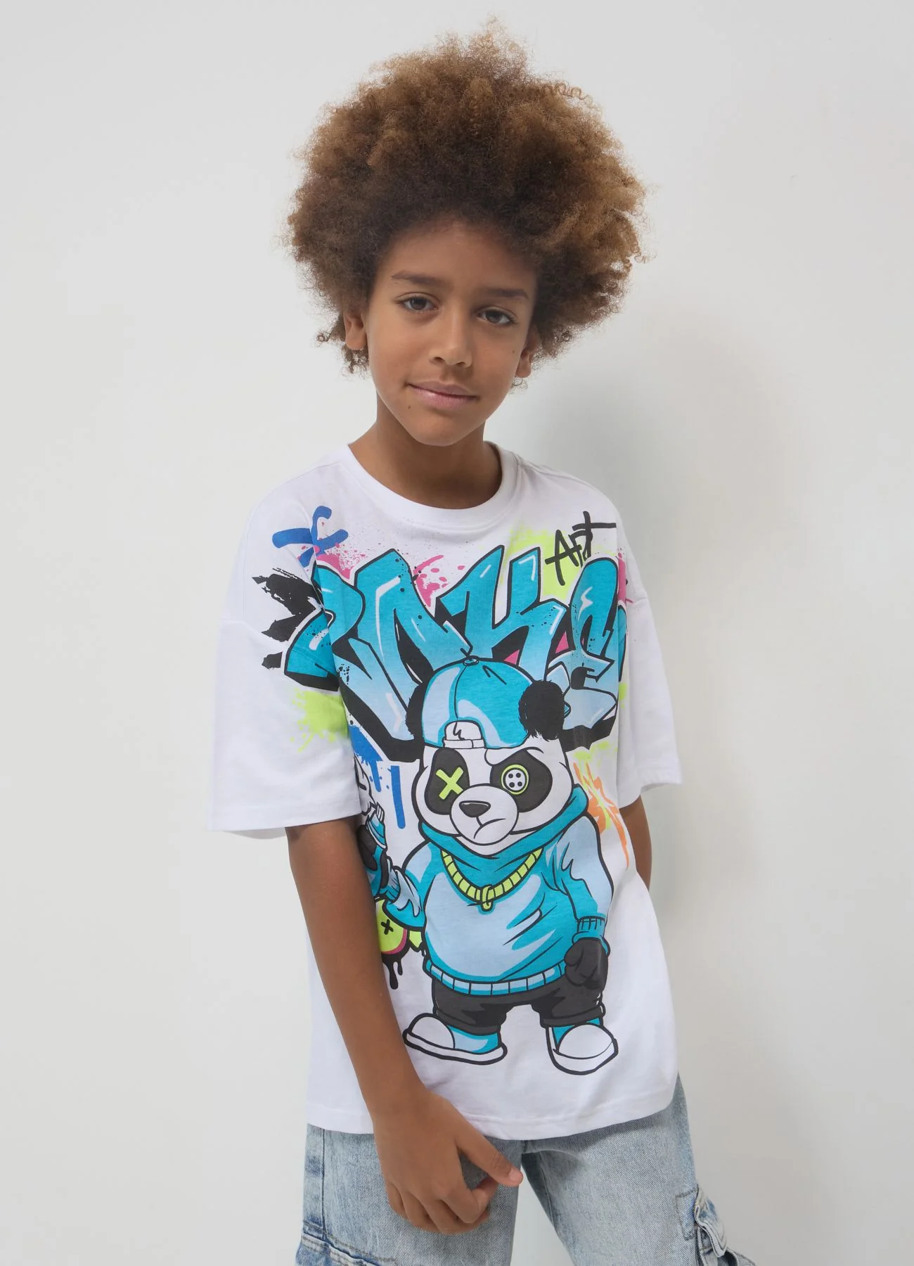 T-shirt stampa graffiti