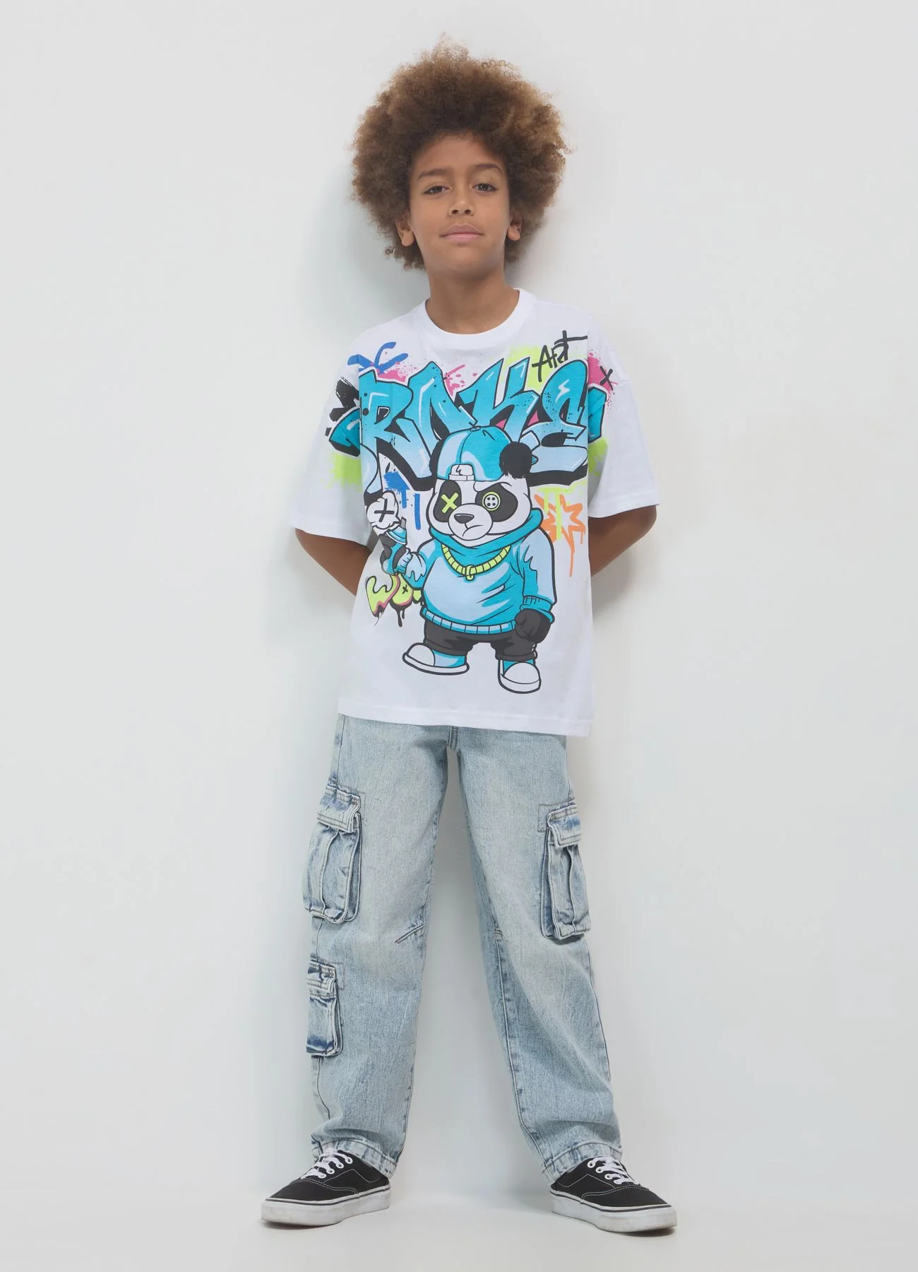 T-shirt stampa graffiti - Image 2