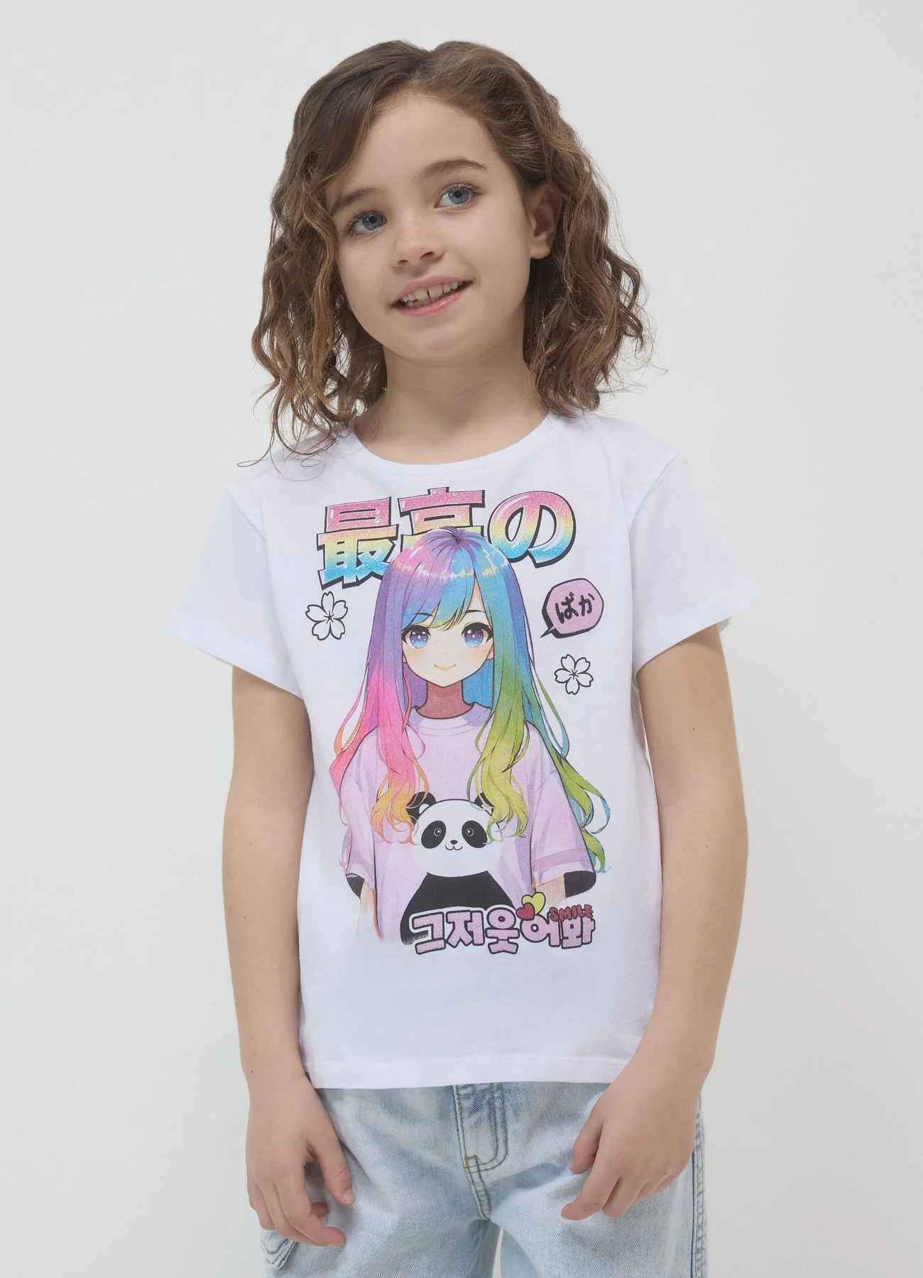 T-shirt stampa manga - Image 2