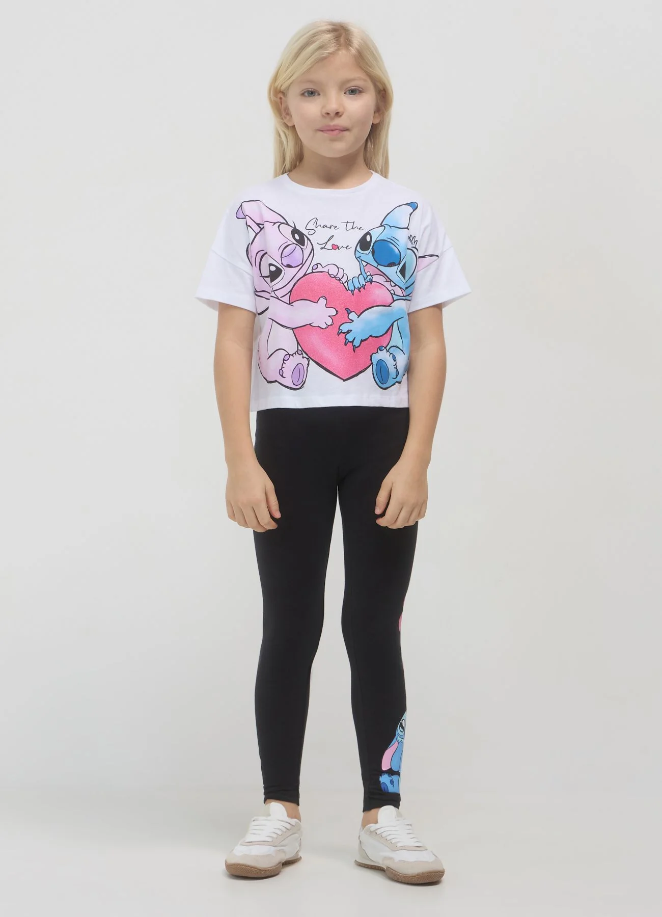 T-shirt stampa Stitch e Angel - Image 2