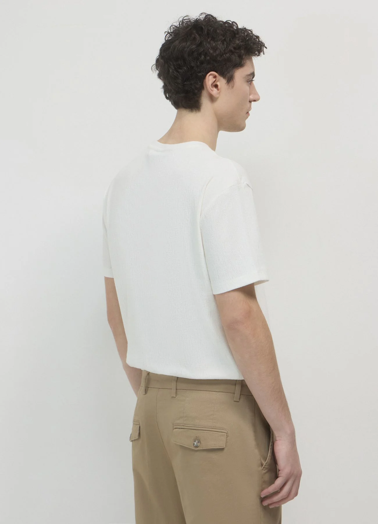 T-shirt tessuto goffrato - Image 2