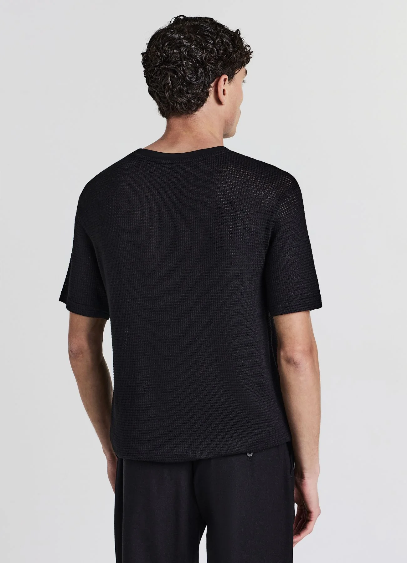 T-shirt tessuto lavorato