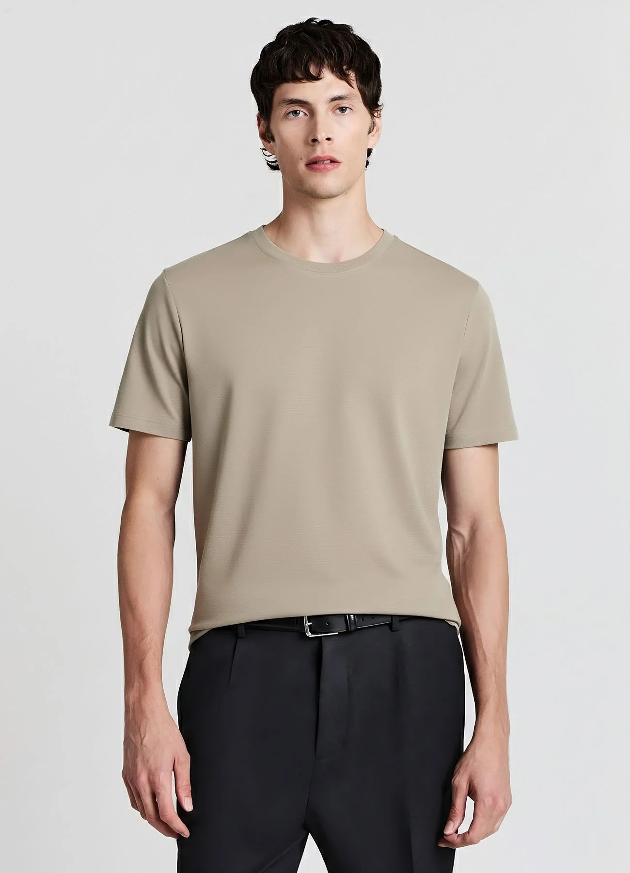 T-shirt tessuto operato