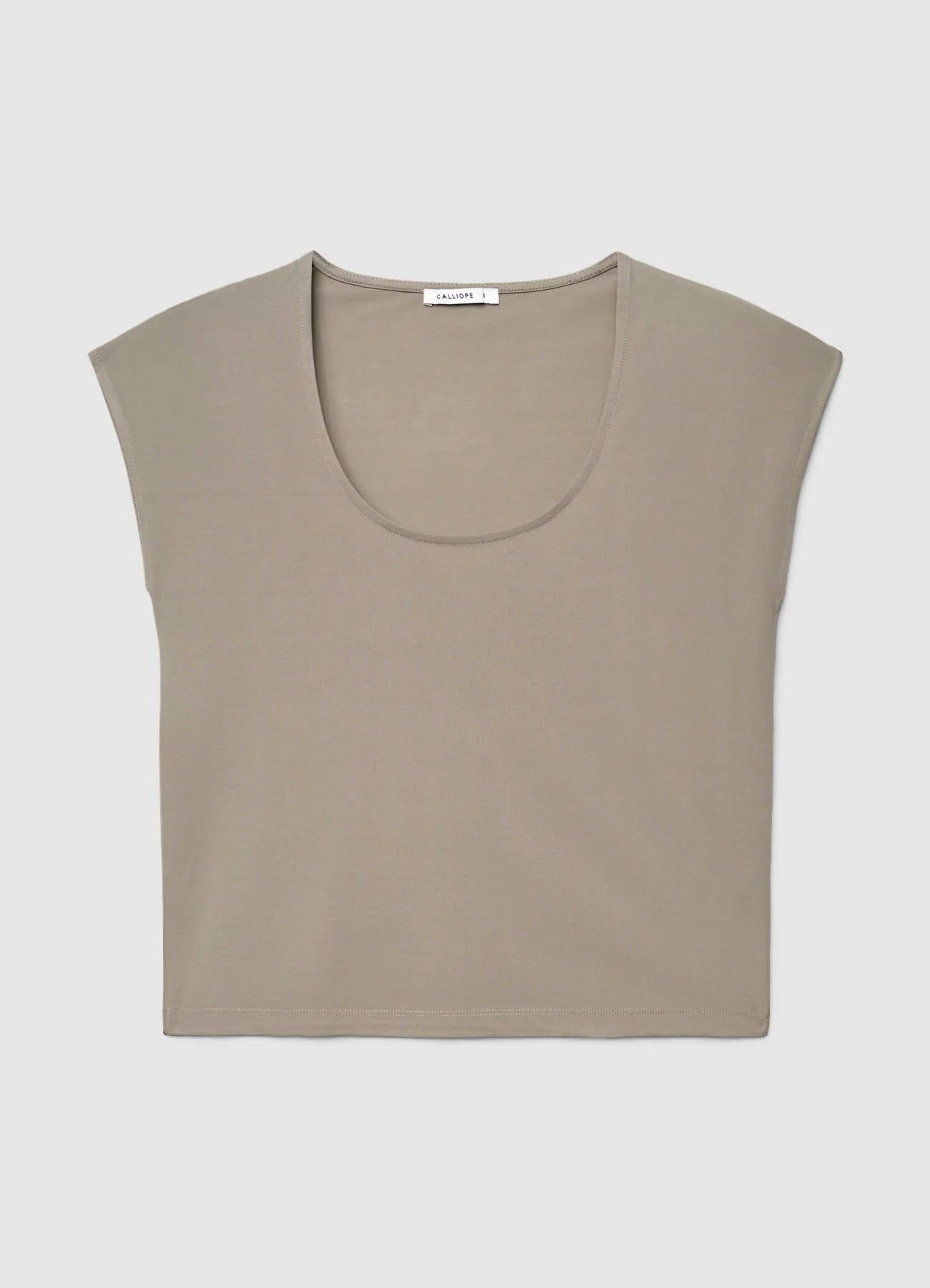 T-shirt tinta unita con manica ad aletta - Image 5