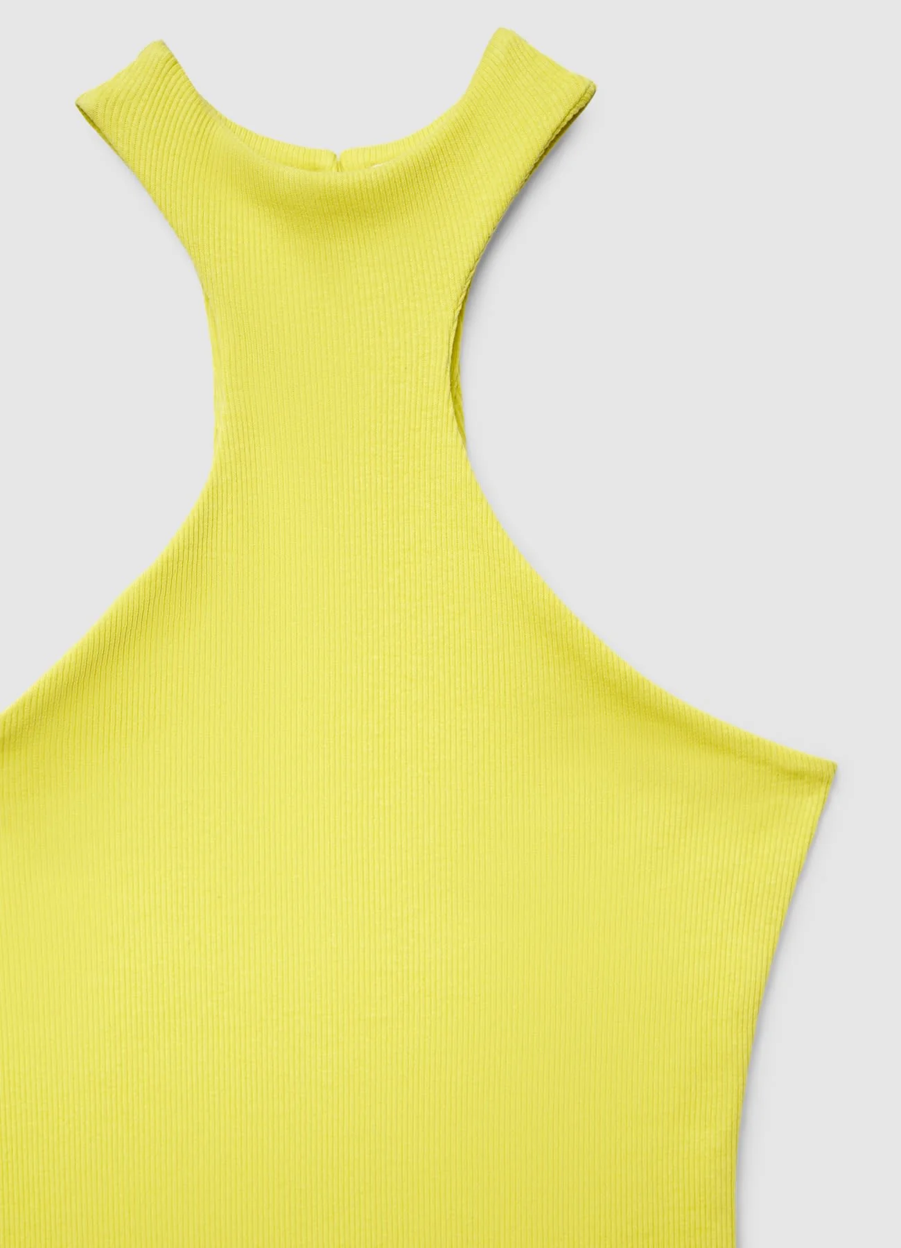 Top a costine con scollo all’americana - Image 6