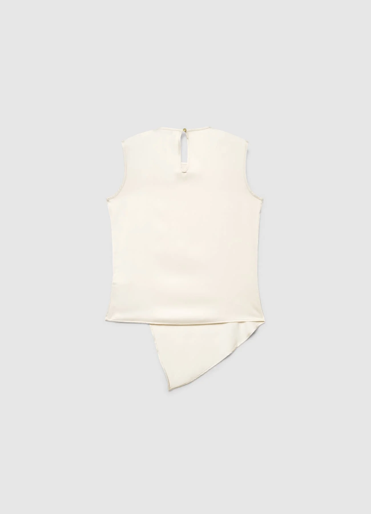 Top asimmetrico similsatin con fibbia - Image 5