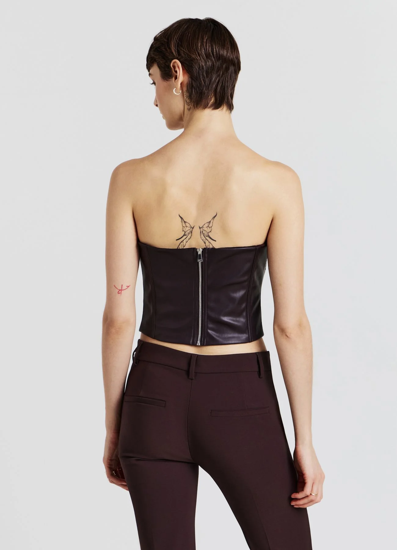 Top bralette similpelle - Image 3
