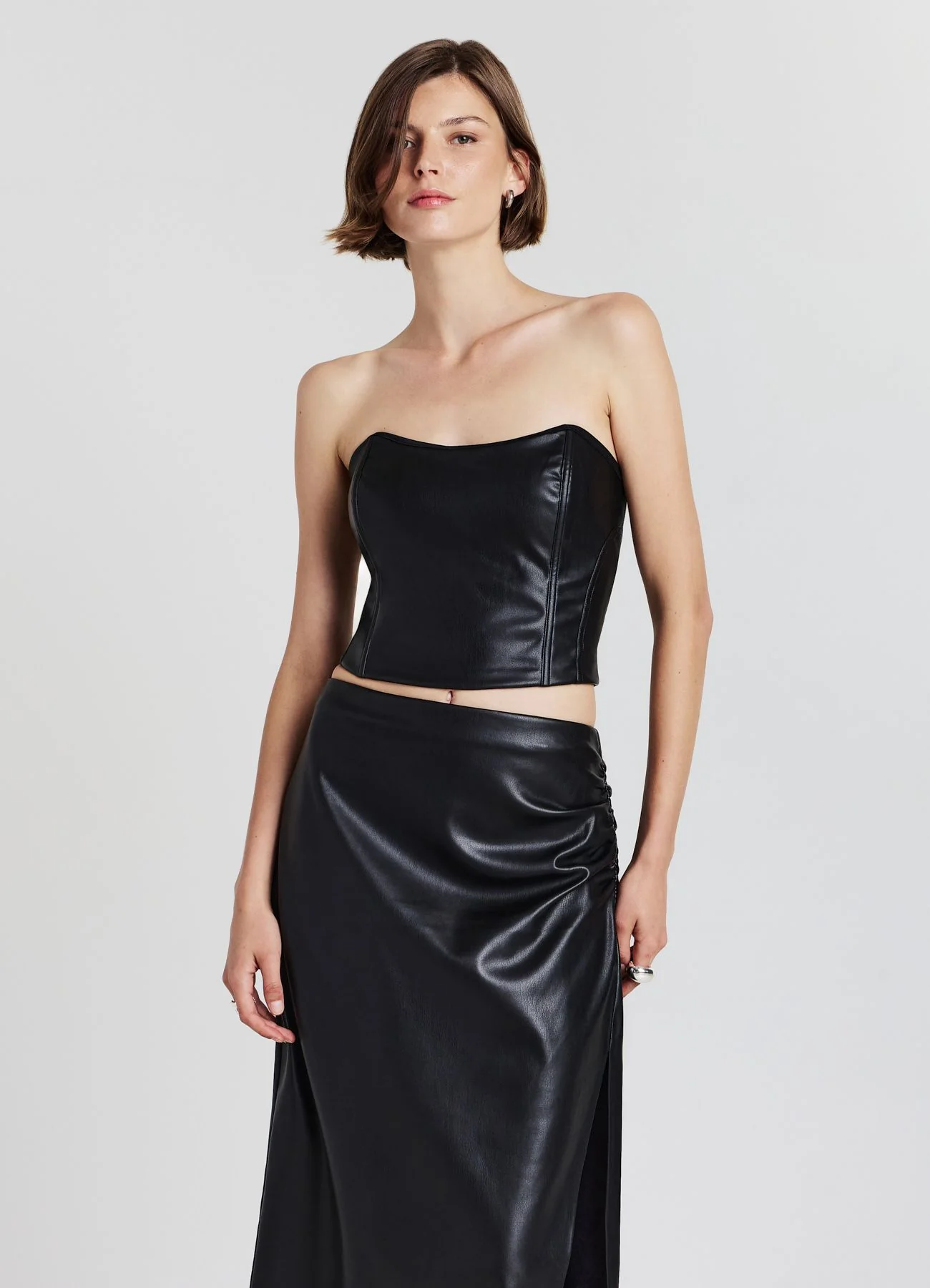 Top bralette similpelle - Image 2