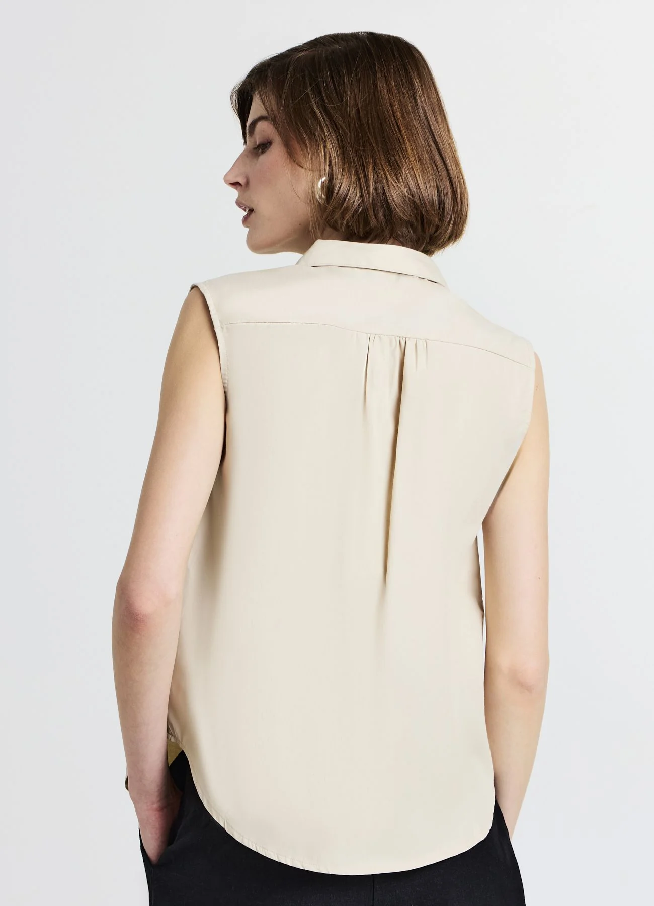 Top collo a camicia - Image 2
