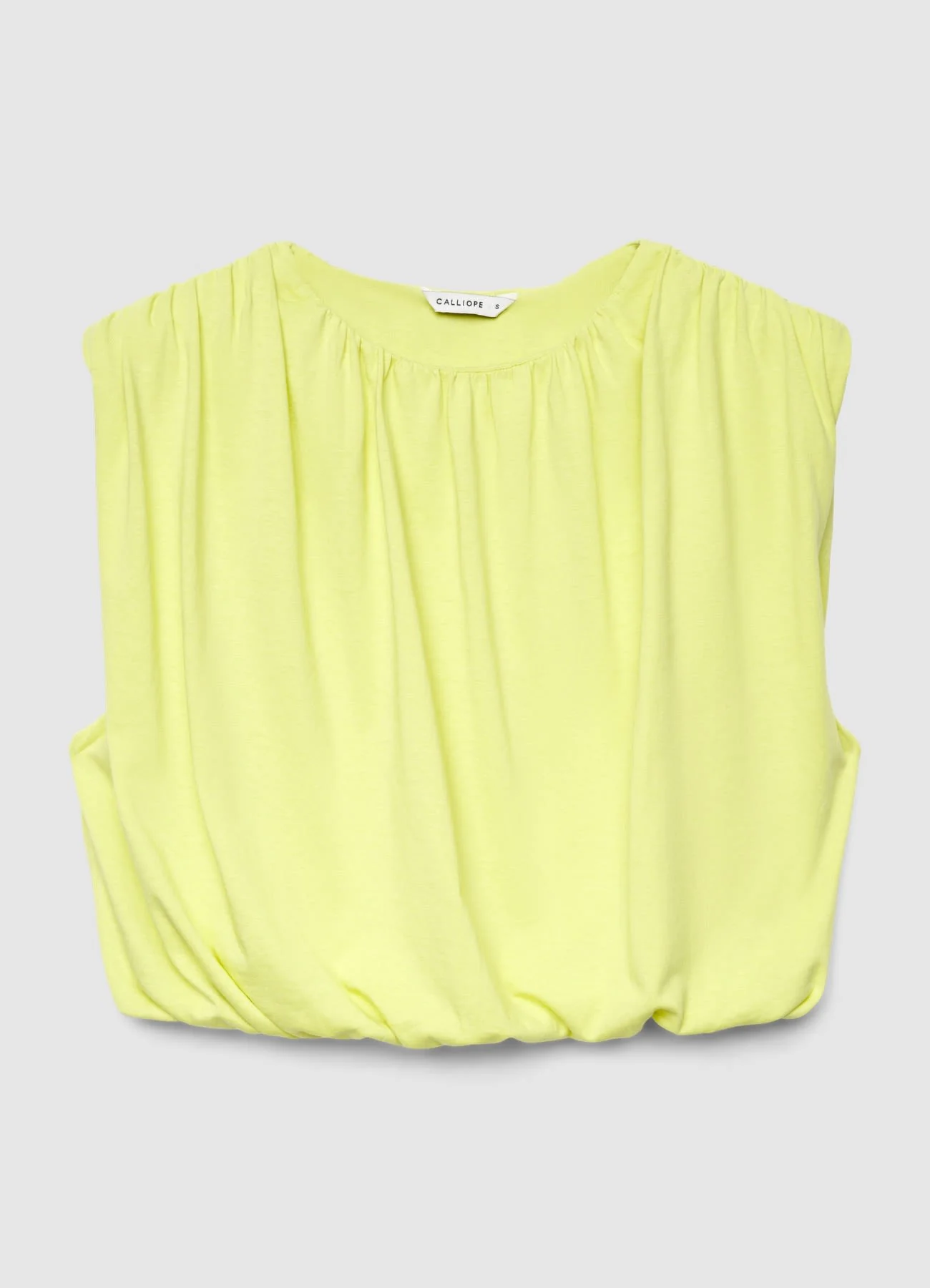 Top con scollo arricciato e fondo con elastico - Image 5