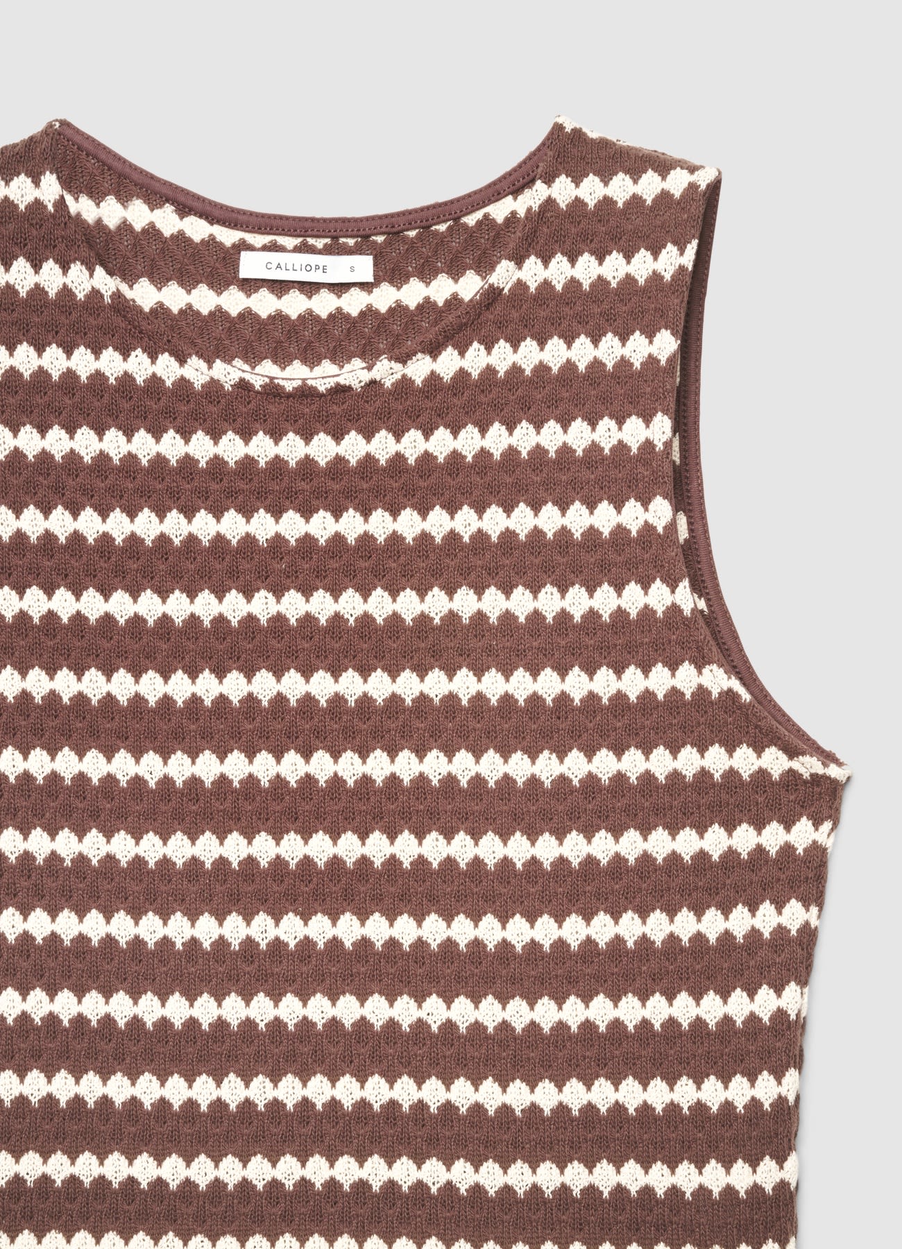 Top crop in maglia a righe - Image 6