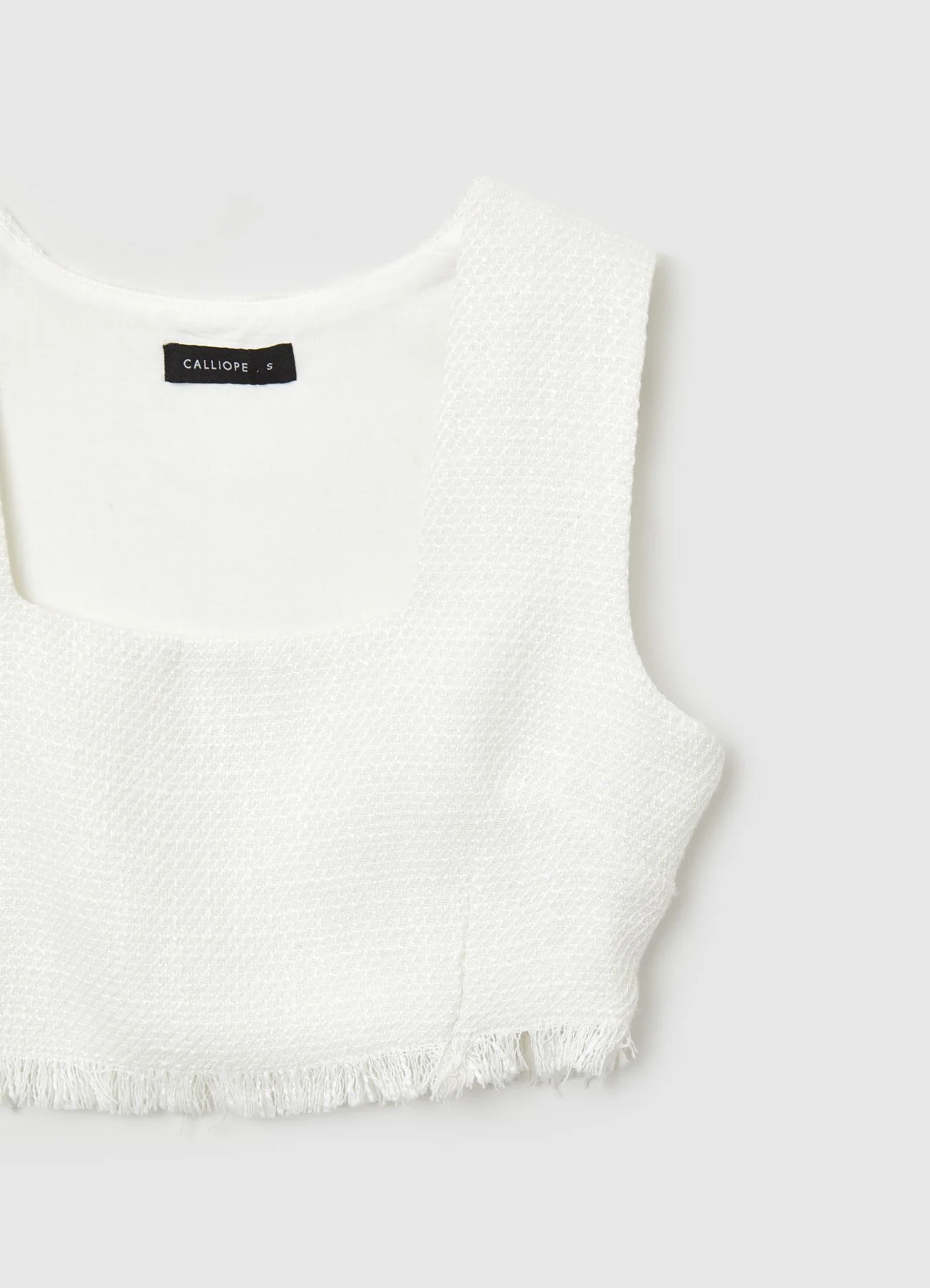 Top crop scollo squadrato - Image 7