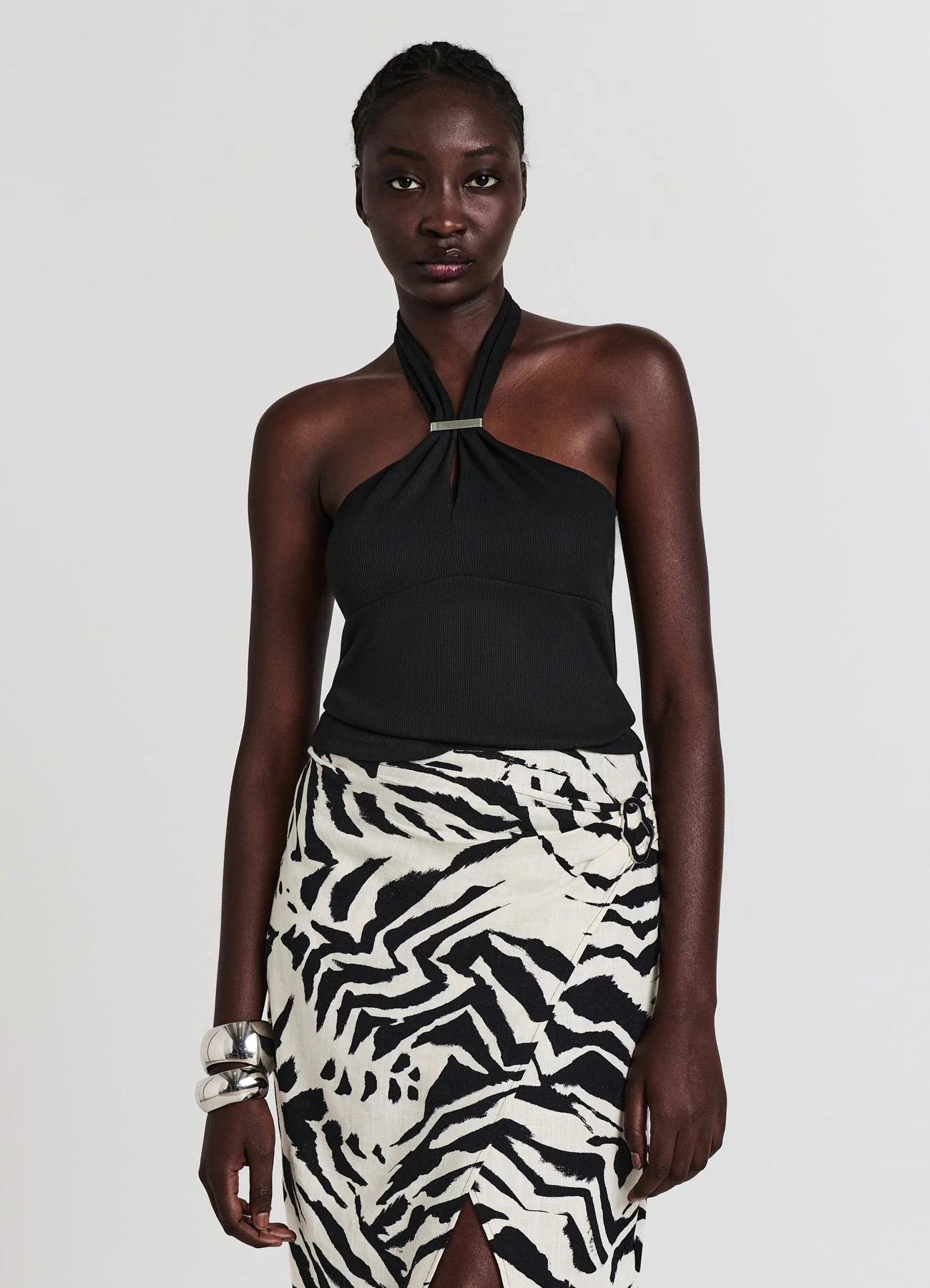 Top halterneck a costine - Image 3