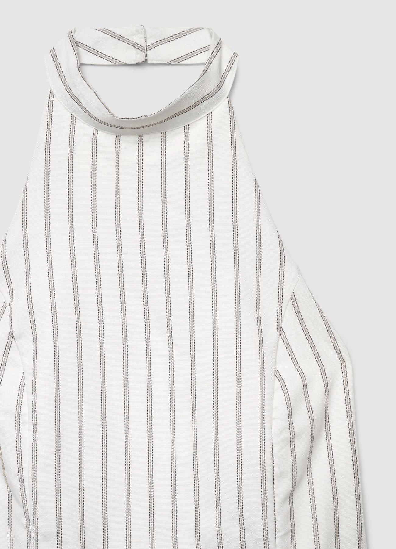 Top halterneck a righe - Image 4