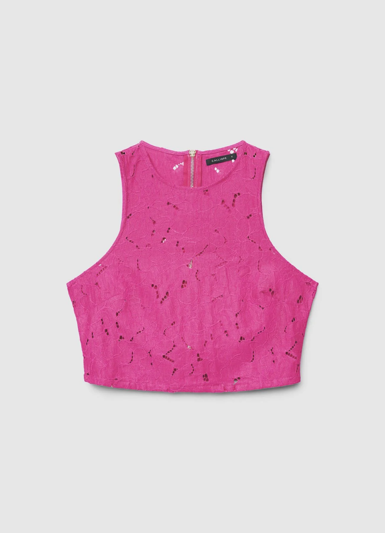 Top in pizzo con zip - Image 4