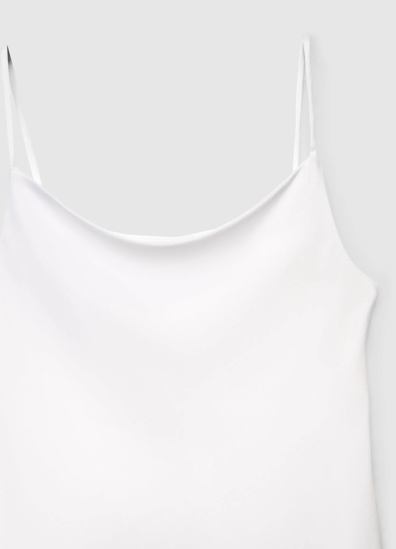 Top lungo asimmetrico similsatin - Image 4