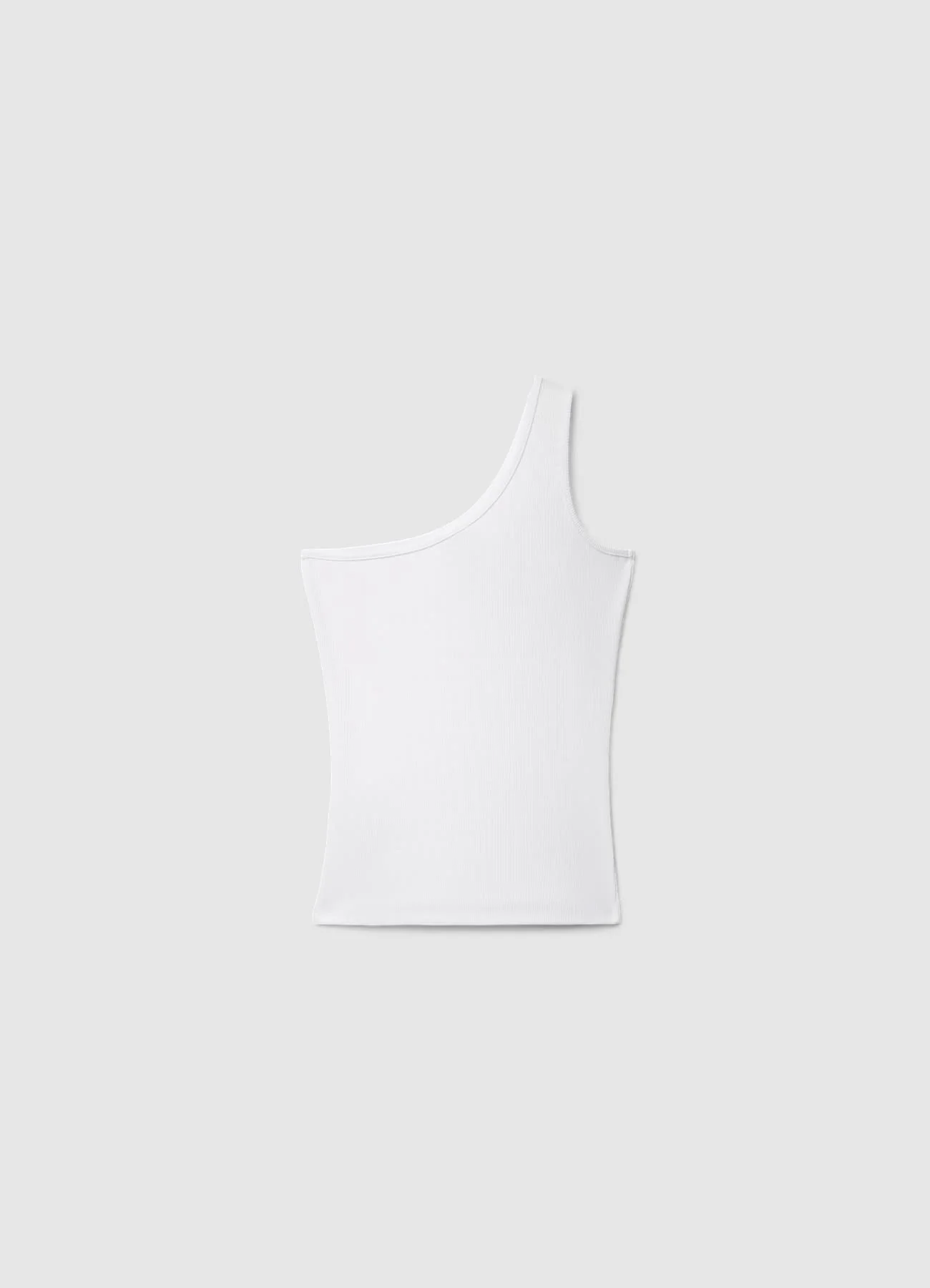 Top monospalla con fiore - Image 5