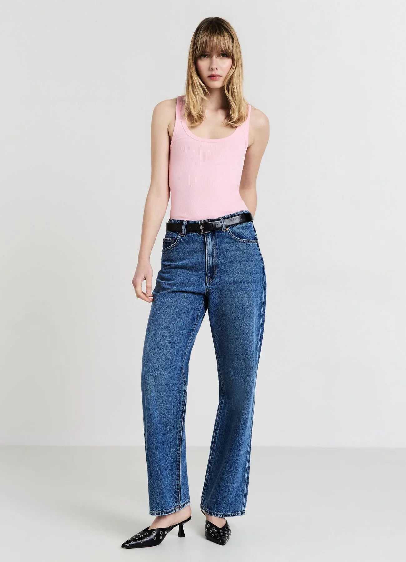 Top scollo ampio