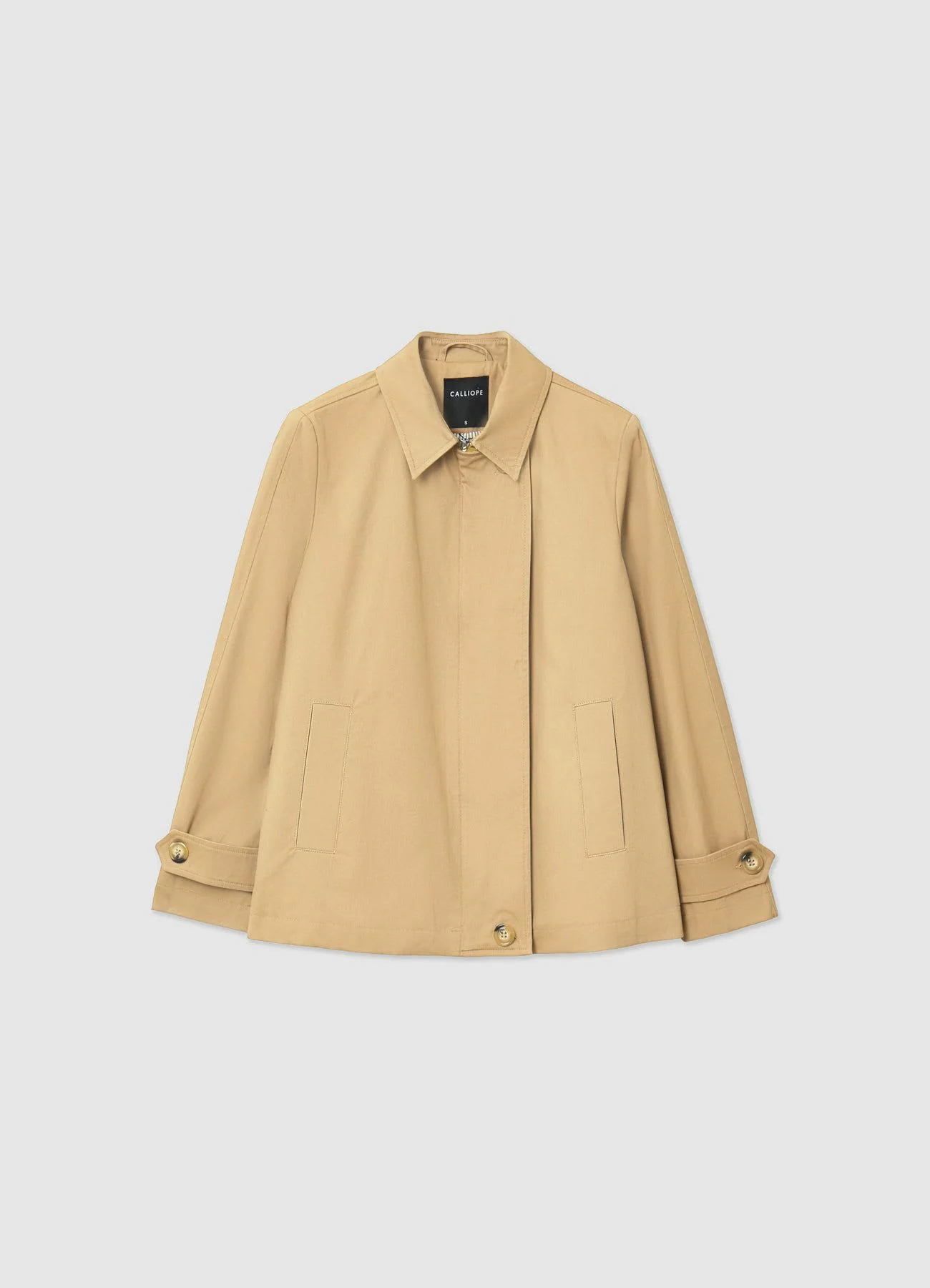 Trench corto con colletto classico - Image 4