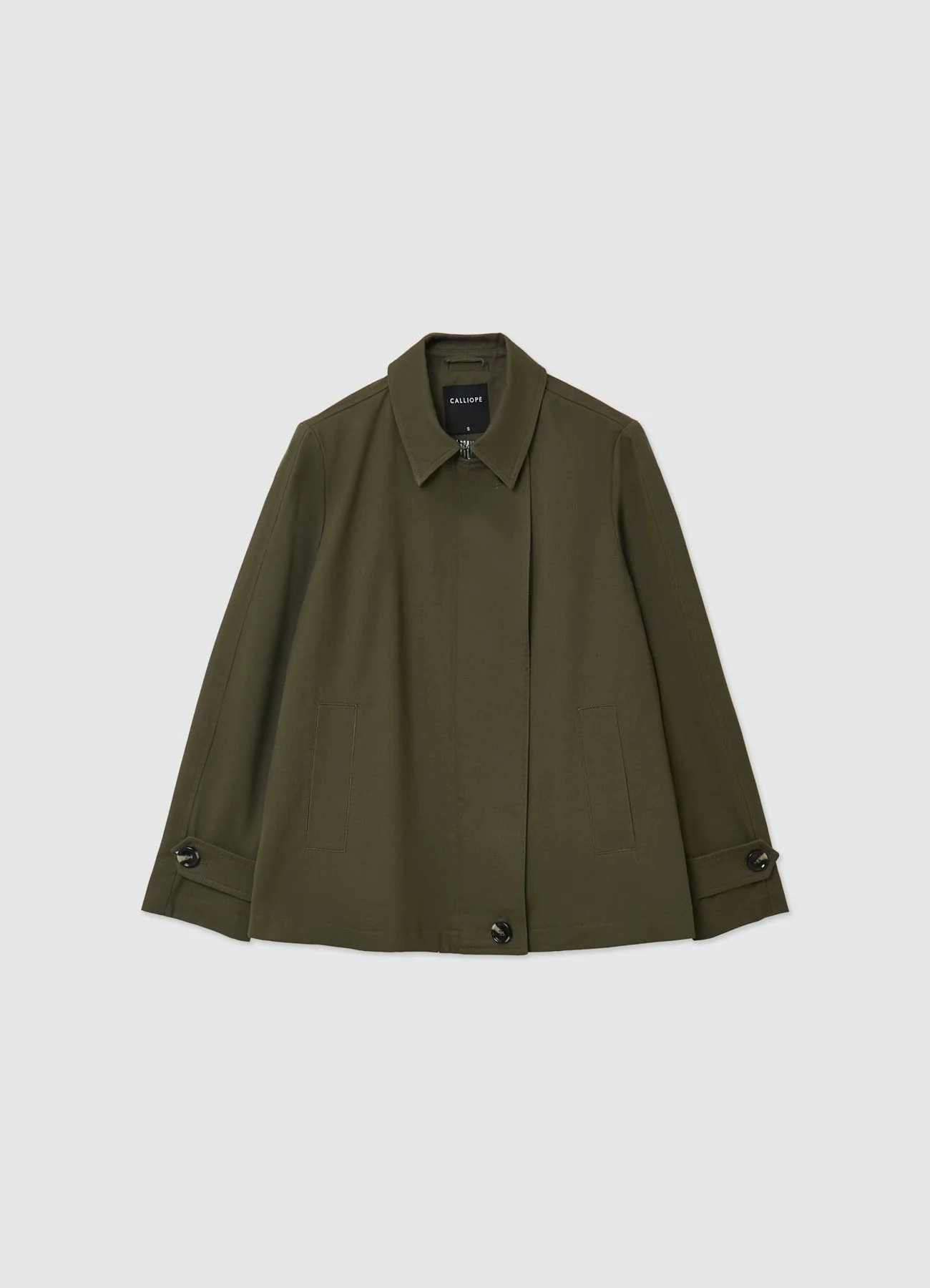 Trench corto con colletto classico - Image 4