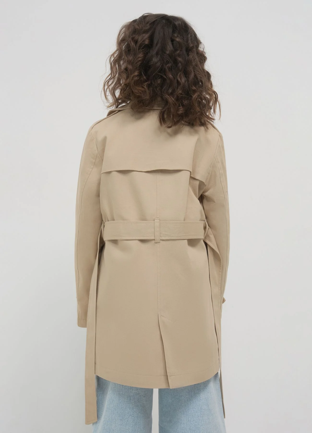 Trench in cotone