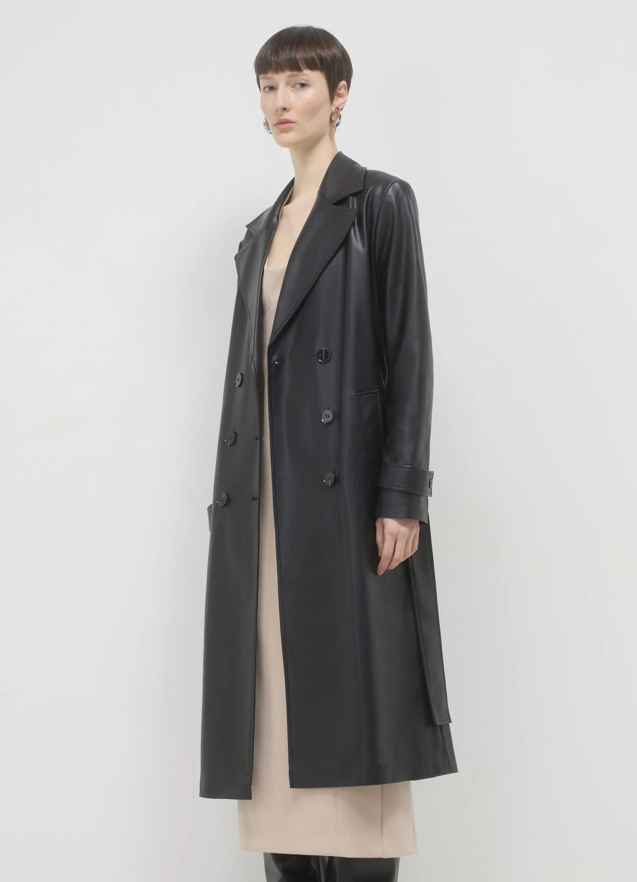 Trench lungo similpelle - Image 4