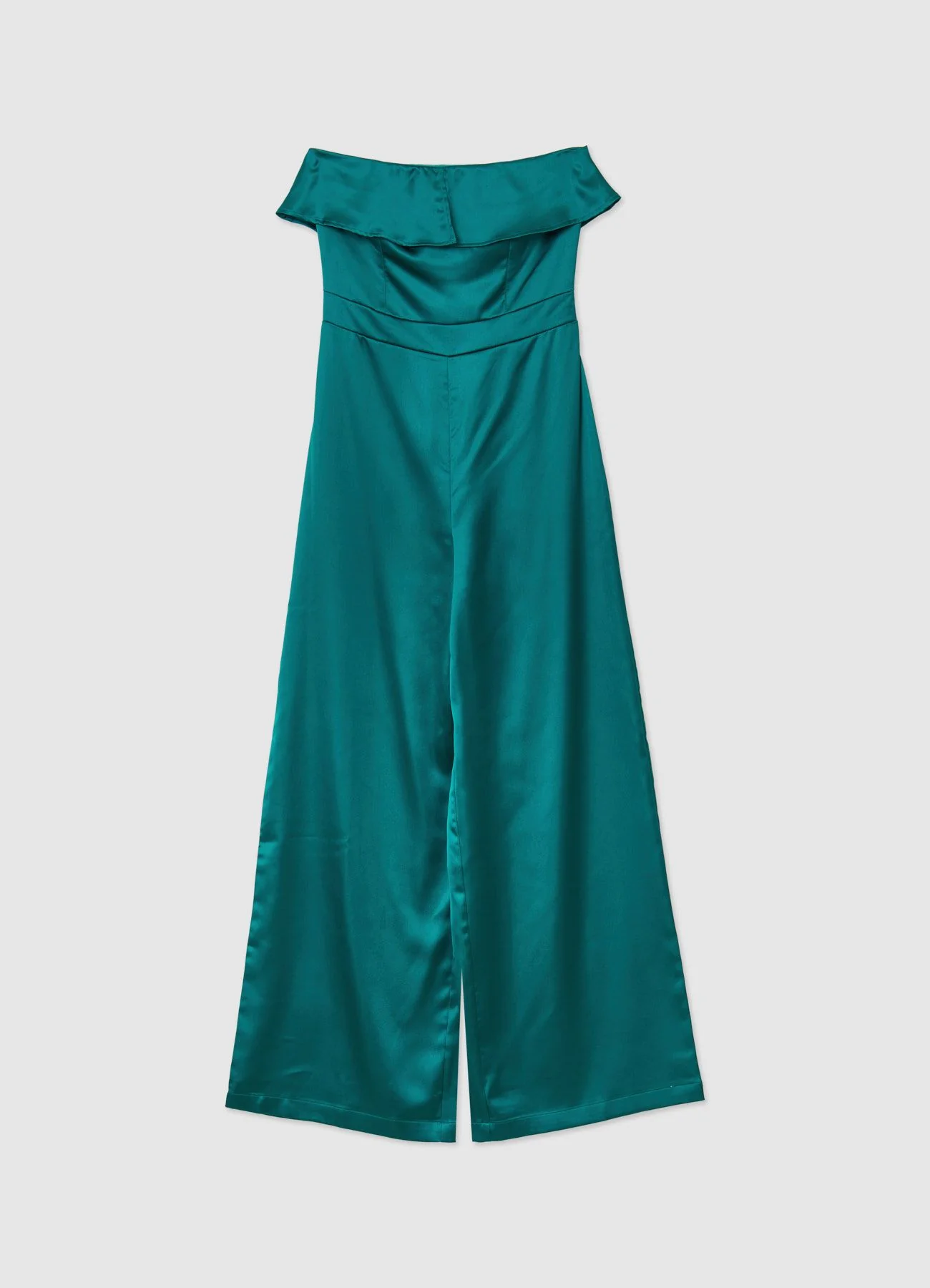 Tuta simil satin con balza - Image 6