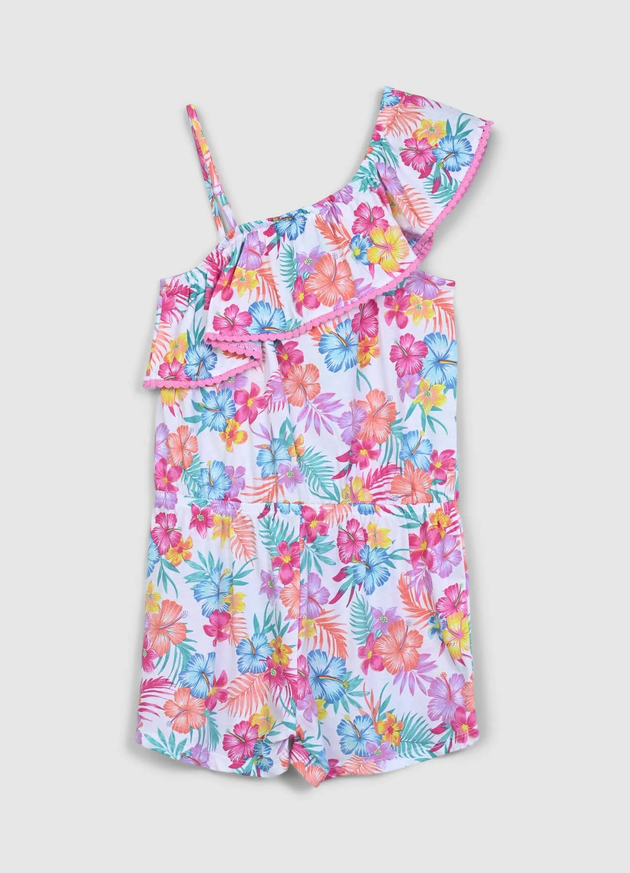 Tutina monospalla fantasia tropicale - Image 6